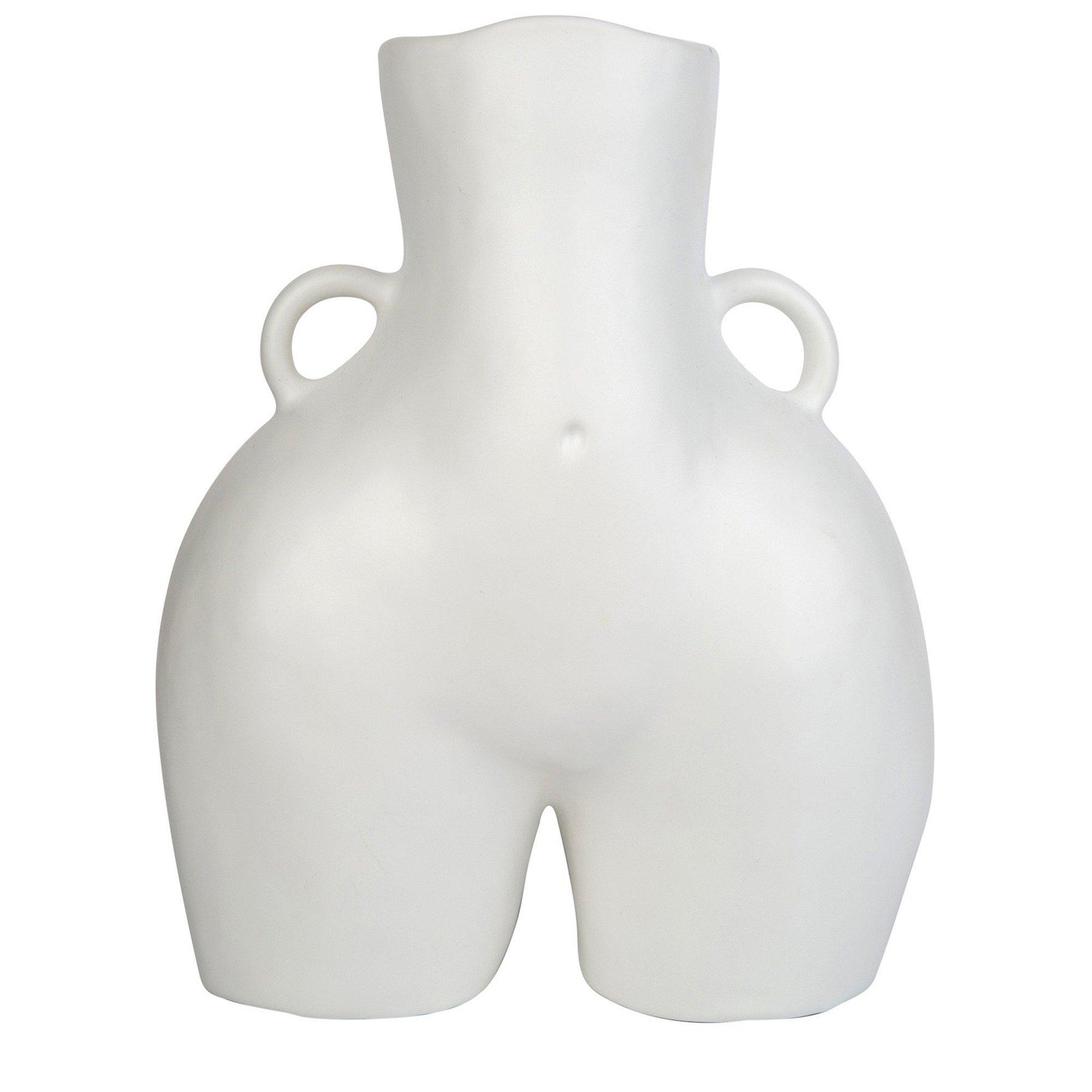 WHITE - Anissa Kermiche - LOVE HANDLES VASE M WHITE - 1