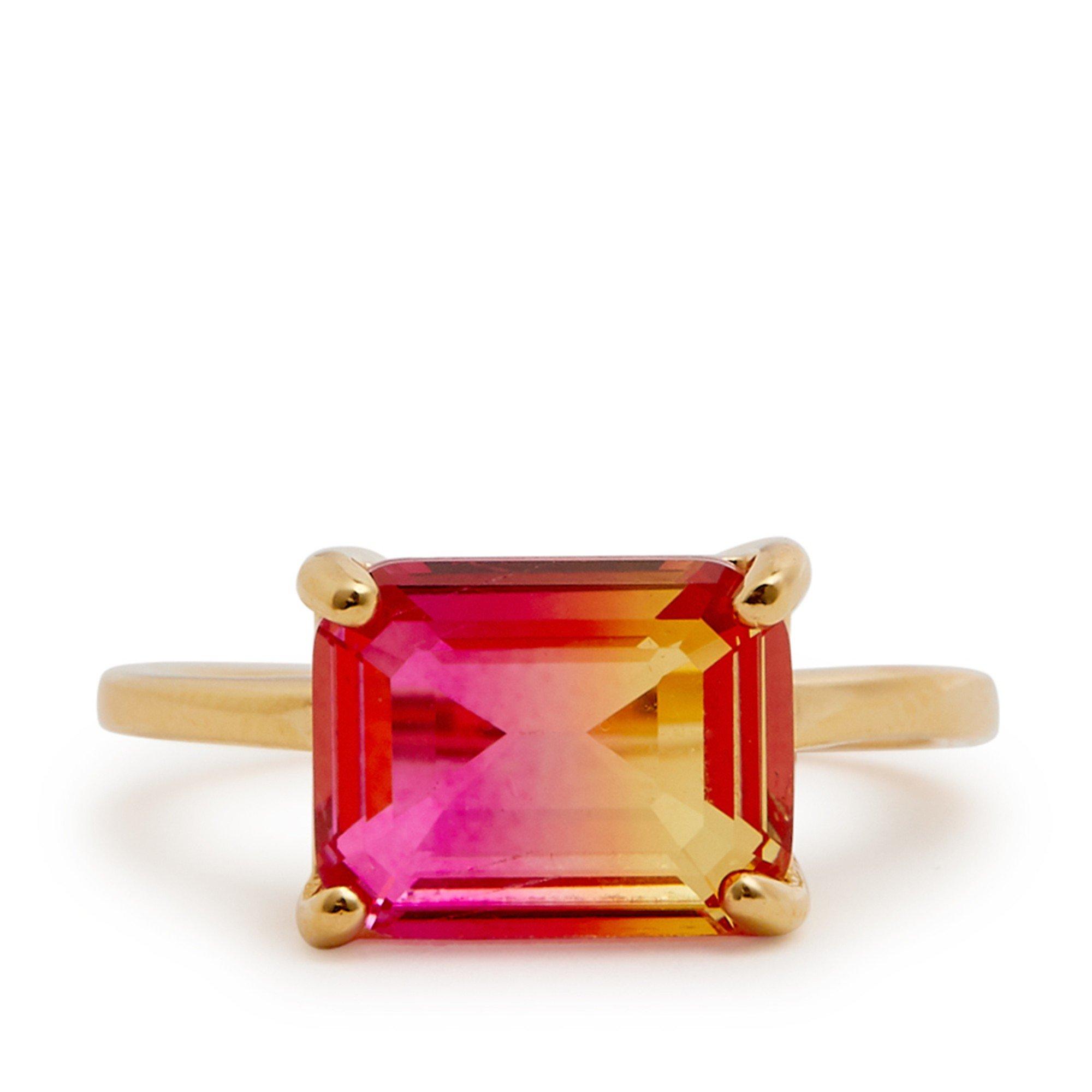 Rosie Fortescue Jewellery | Peach Watermelon Tourmaline Ri | HARVEY NICHOLS