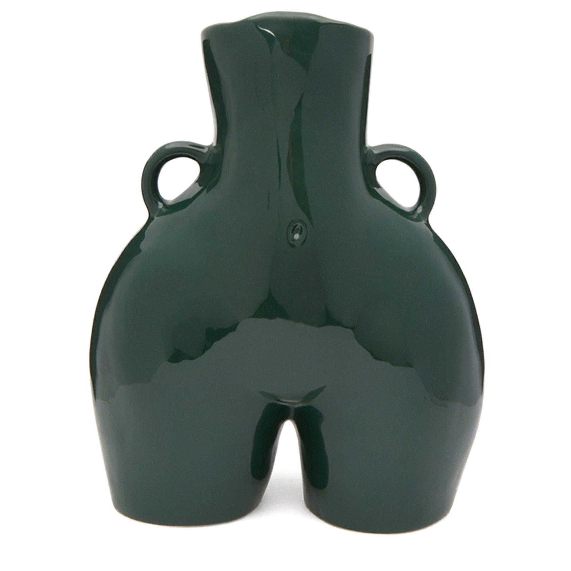 DARK GREEN - Anissa Kermiche - LOVE HANDLES VASE - 1