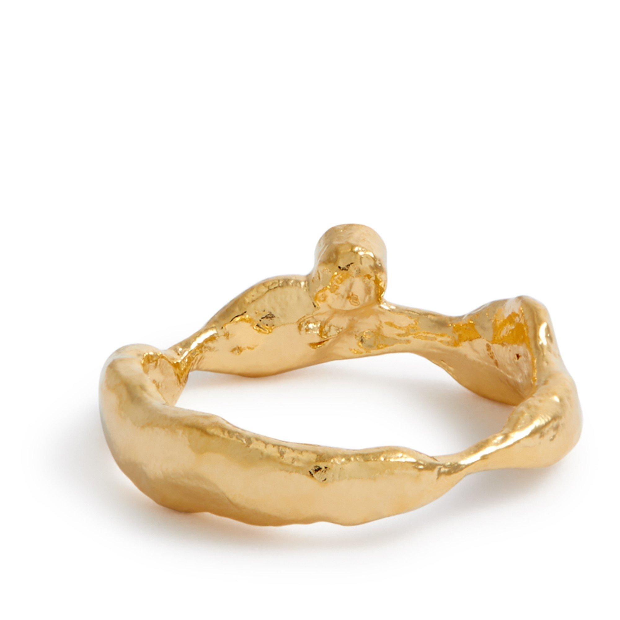 GOLD - Lea Hoyer - ELIN DIAMOND PINKY RING - 2