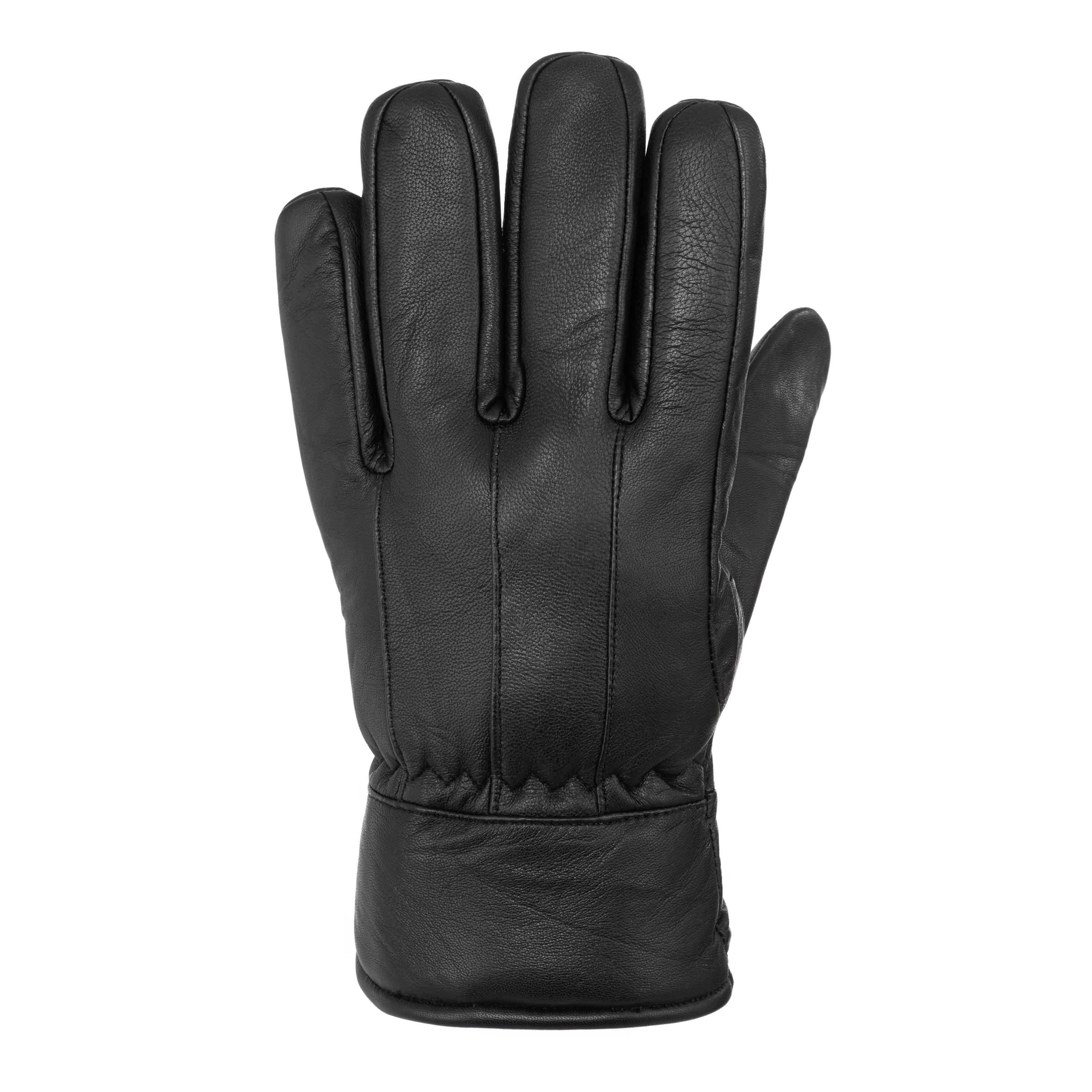 Noir - Firetrap - Leather Glove Sn54 - 2