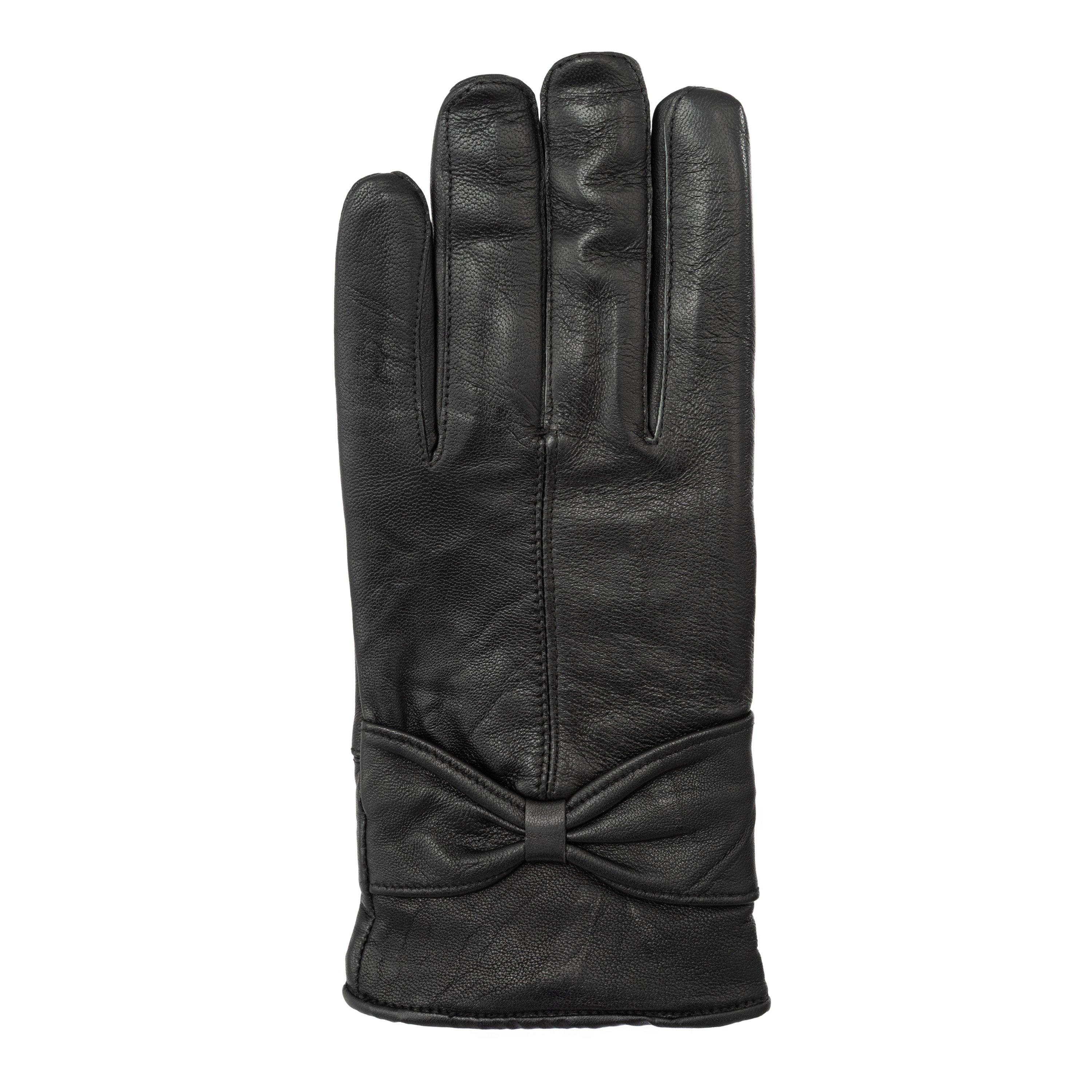 Black - Firetrap - Leather Glove Ld54 - 2