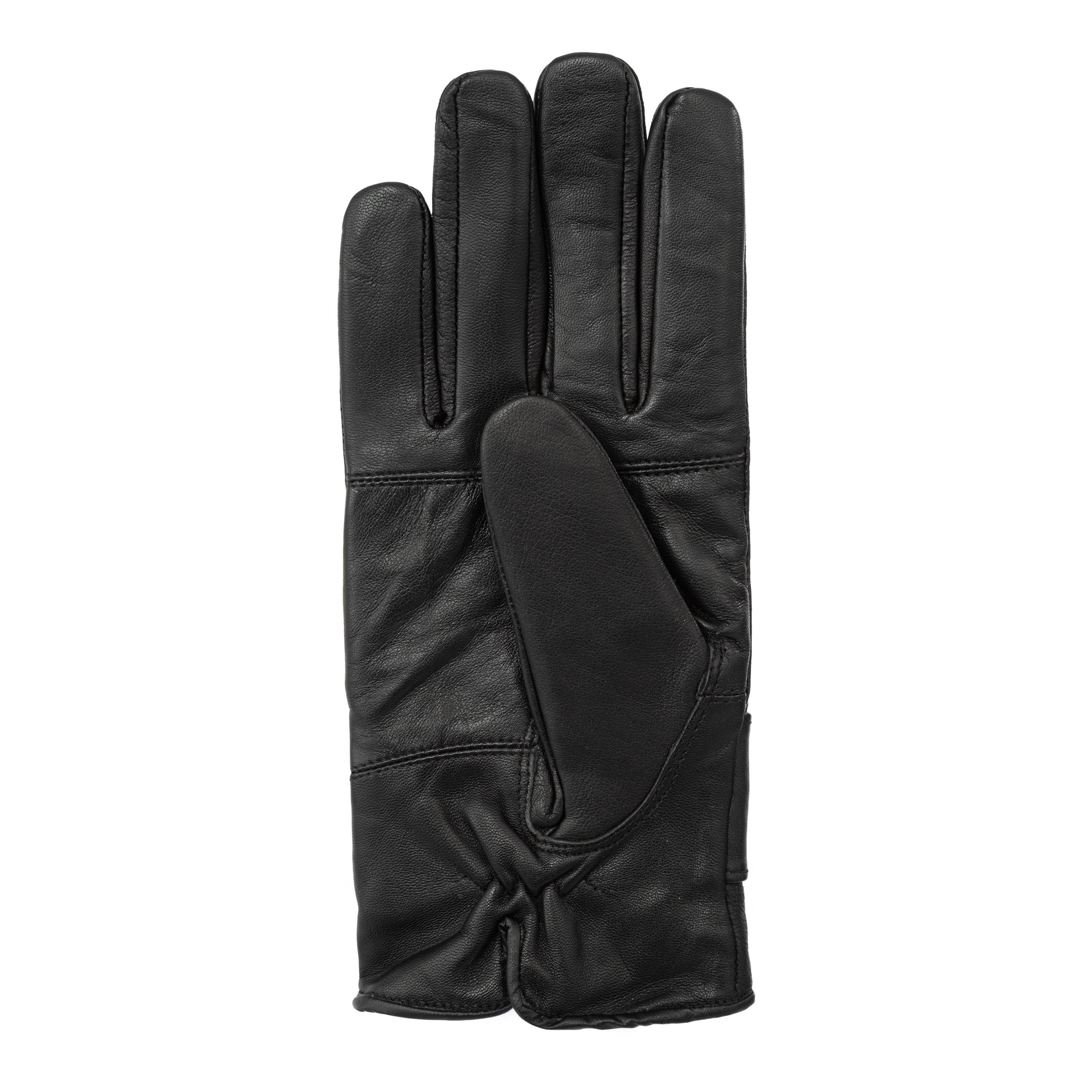 Black - Firetrap - Leather Glove Ld54 - 3