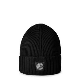 Stone Island Logo Beanie Jn44