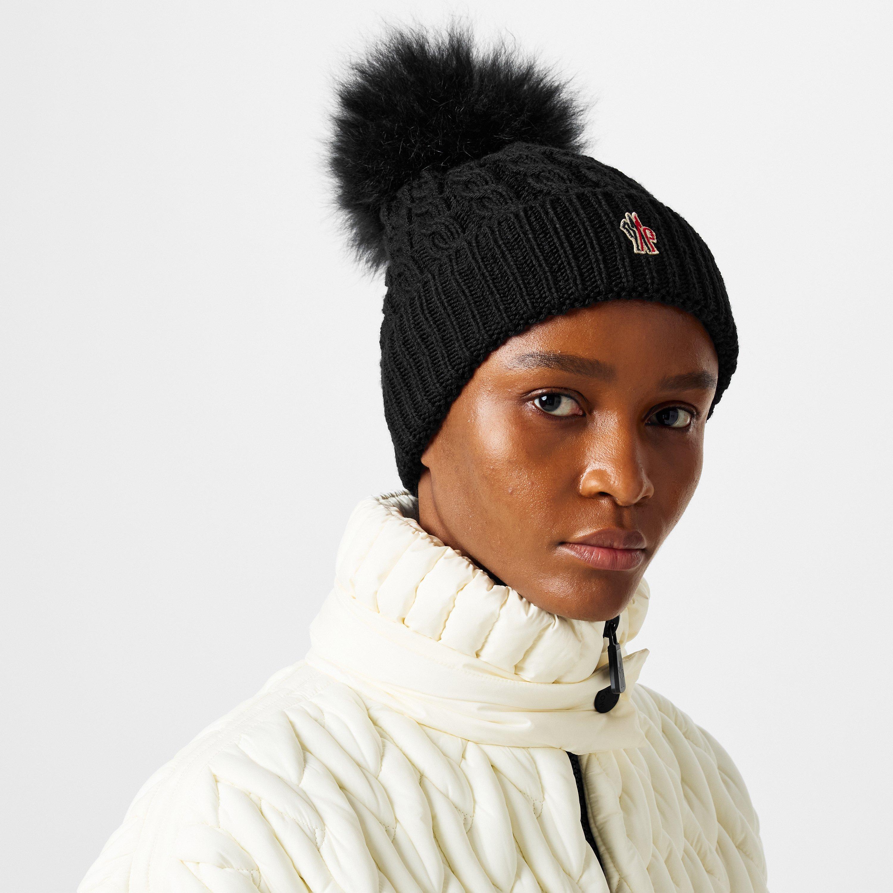 【関税＆送料込み】Moncler Hats E Hairbands Moncler Hat with logo patch | Women's Accessories | Vitkac