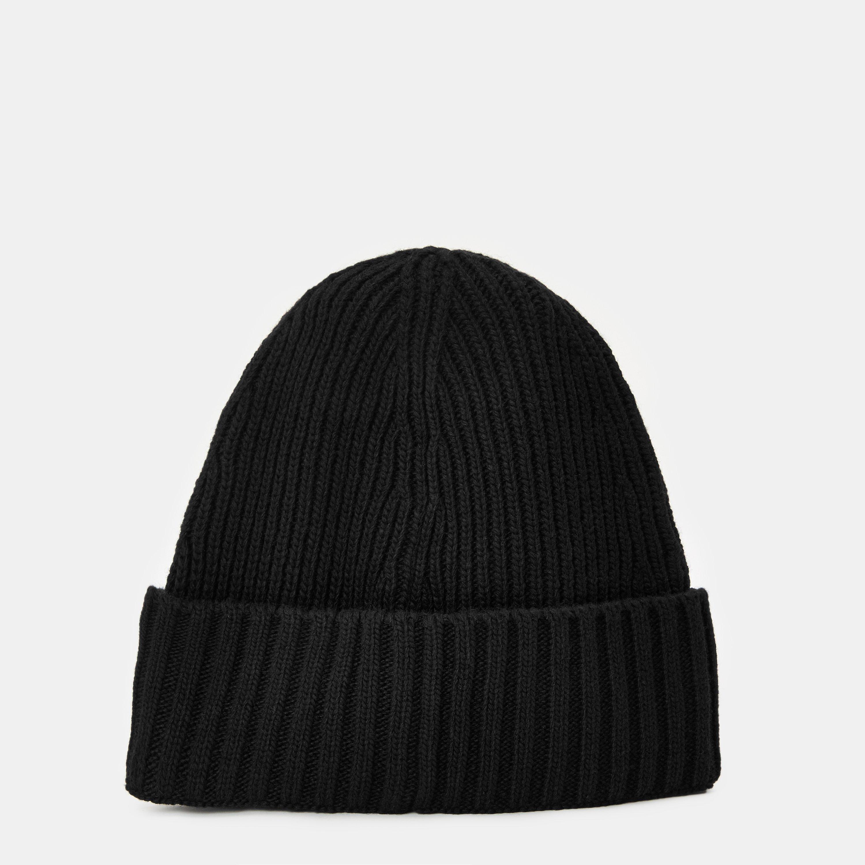 Black V0029 - Stone Island - Kids' Wool Logo Beanie - 2