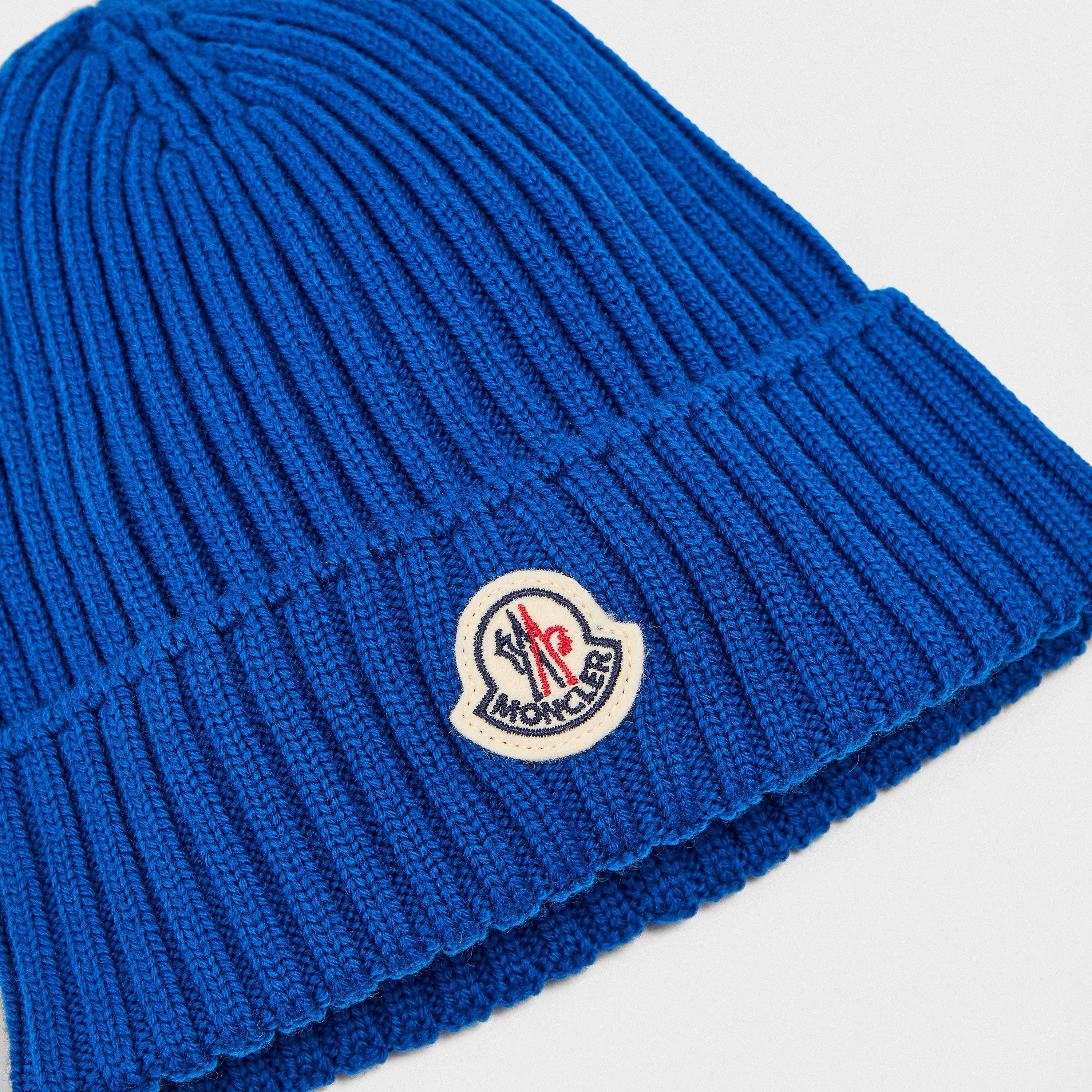 Royal Blue 749 - Moncler - Kids' Insulated Beanie - 3