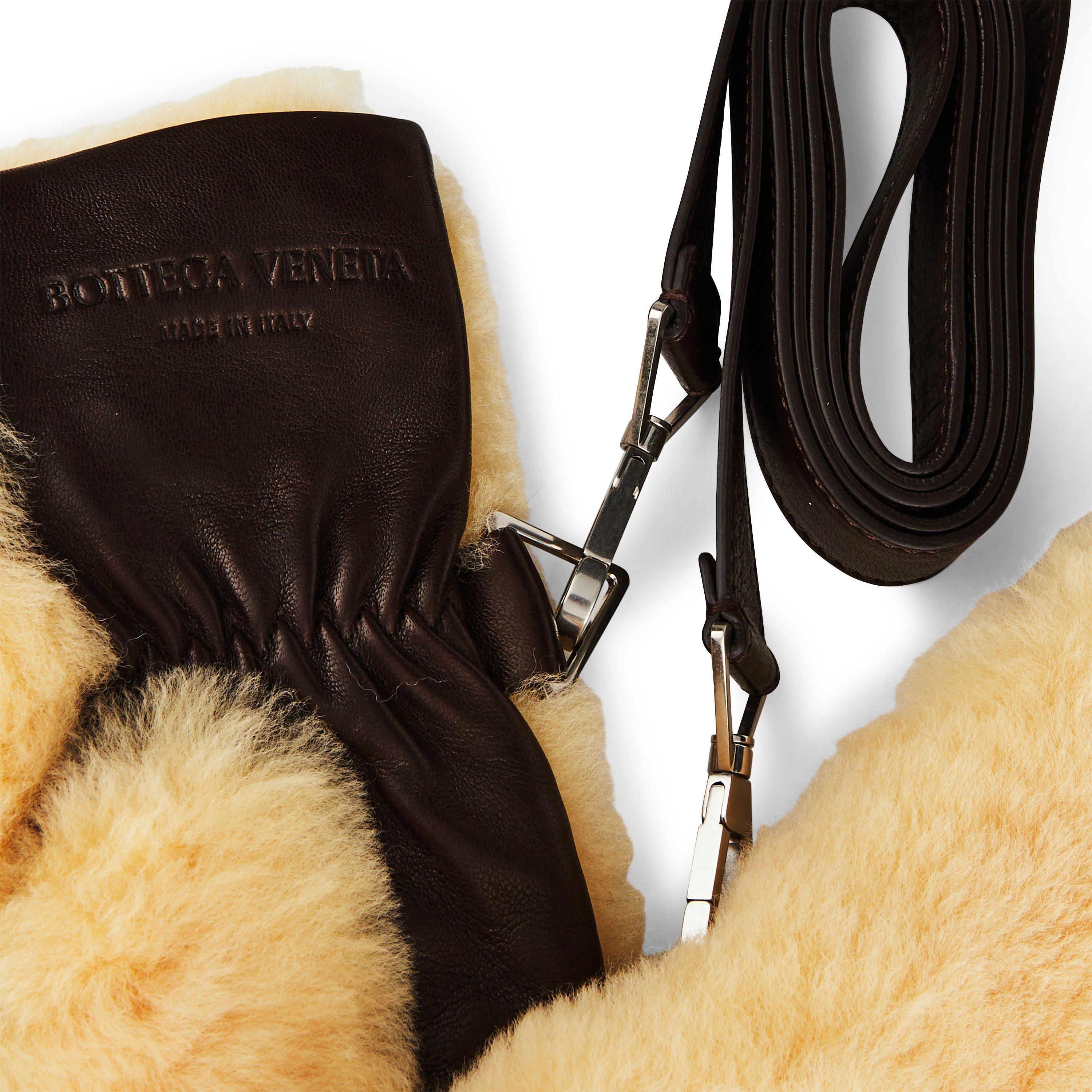 Butter-Fondente - Bottega Veneta - Women's Leather Gloves - 3