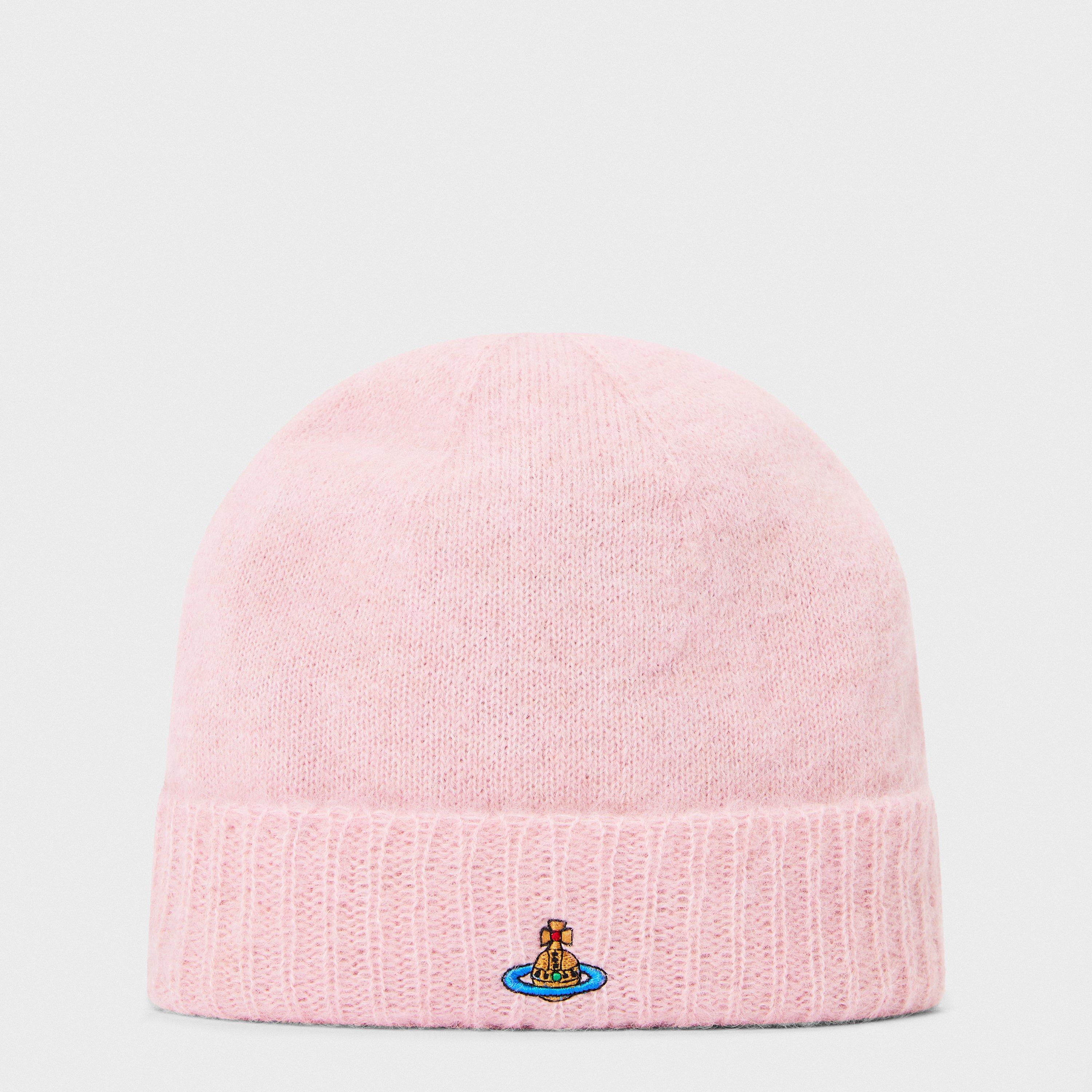 PINK - Vivienne Westwood - Women's Viv Fluffy Beanie - 1