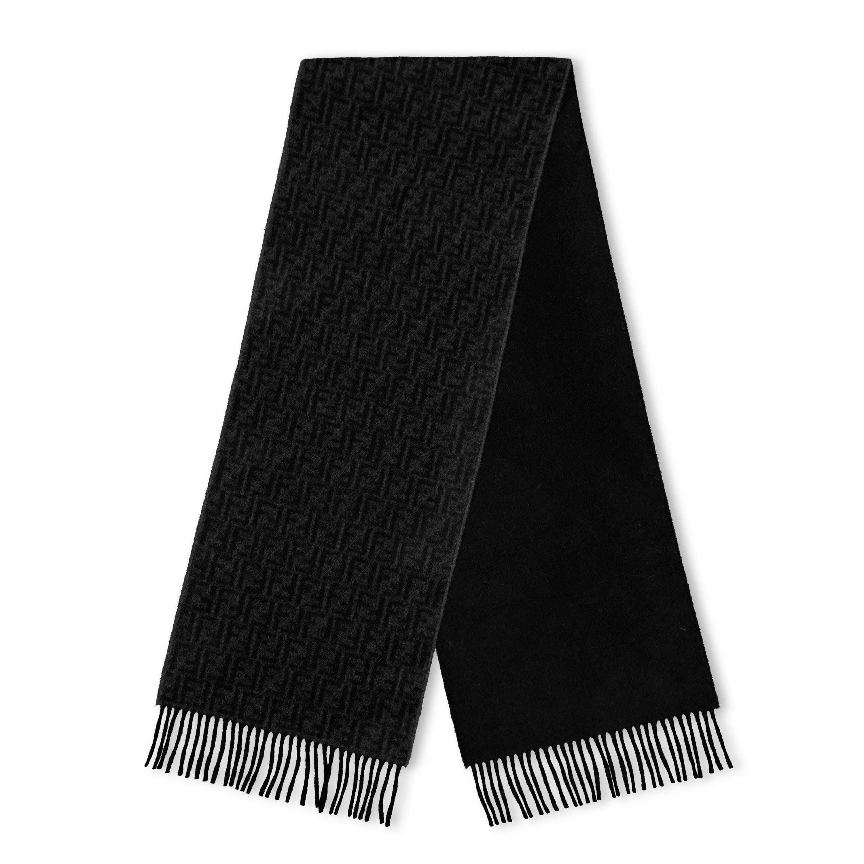 Grey - Fendi - Fendi FF Scarf Sn64 - 1