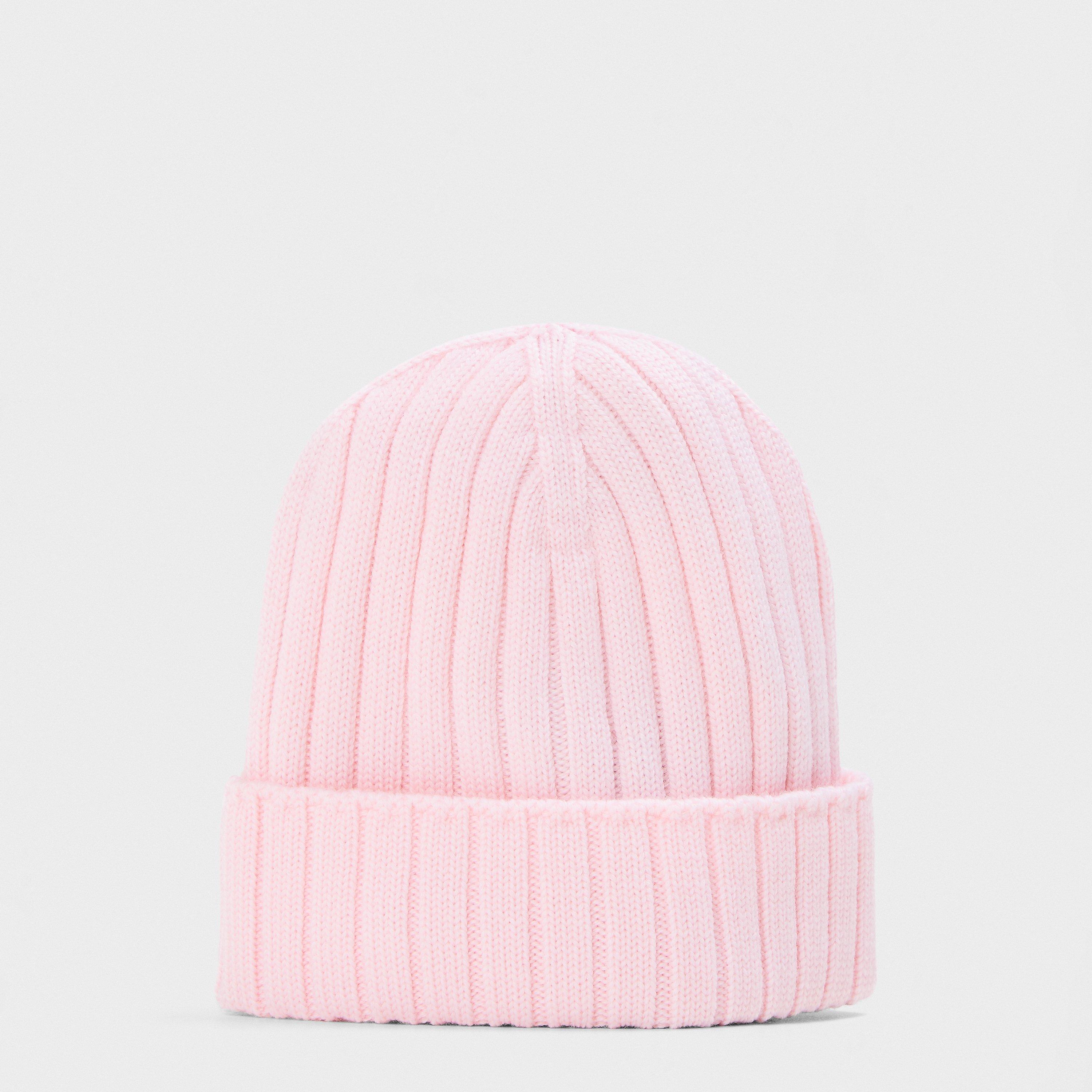 Pink 529 - Moncler - Unisex Kids' Logo Beanie - 2