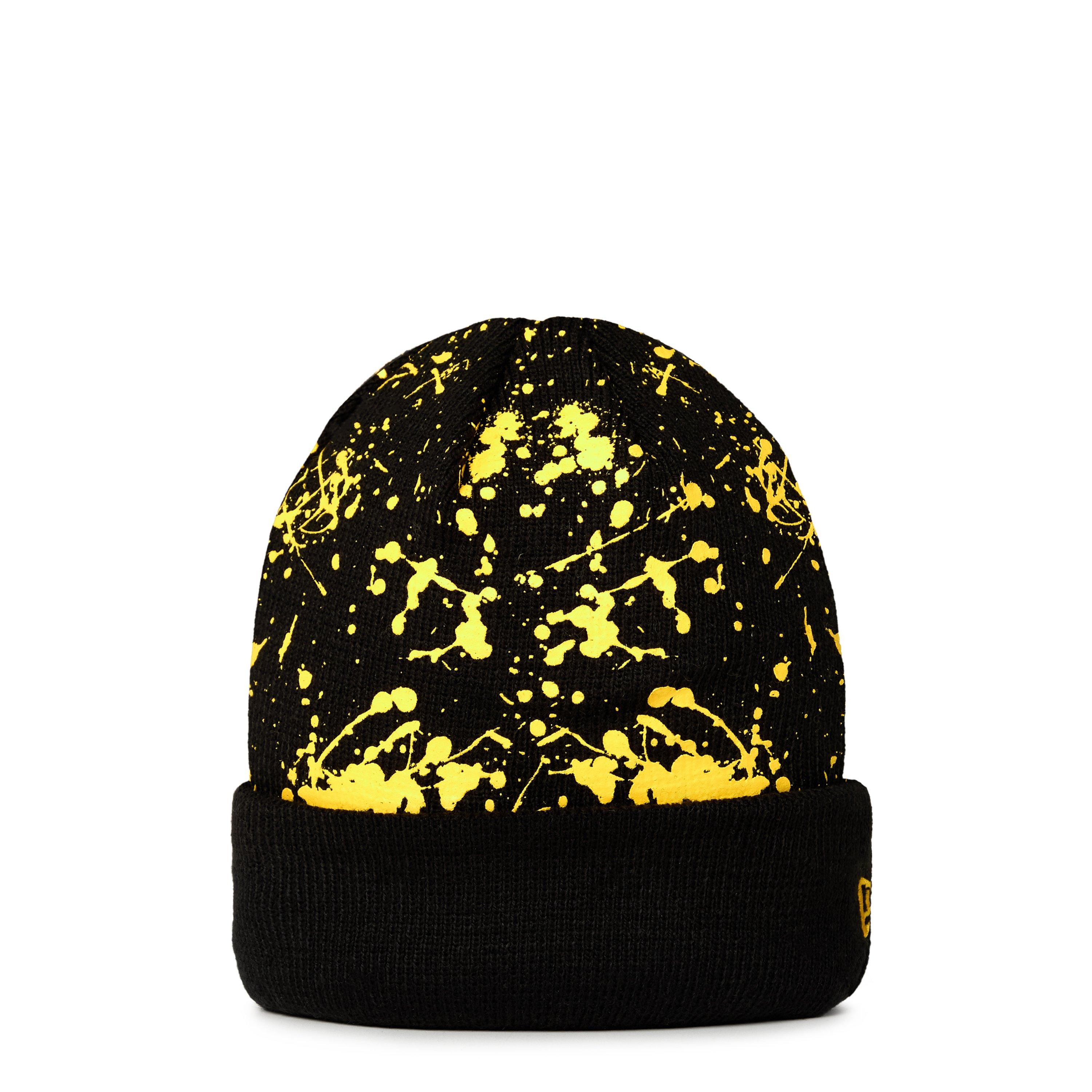 Black - New Era - Kids' NewEra Splatter Beanie - 2