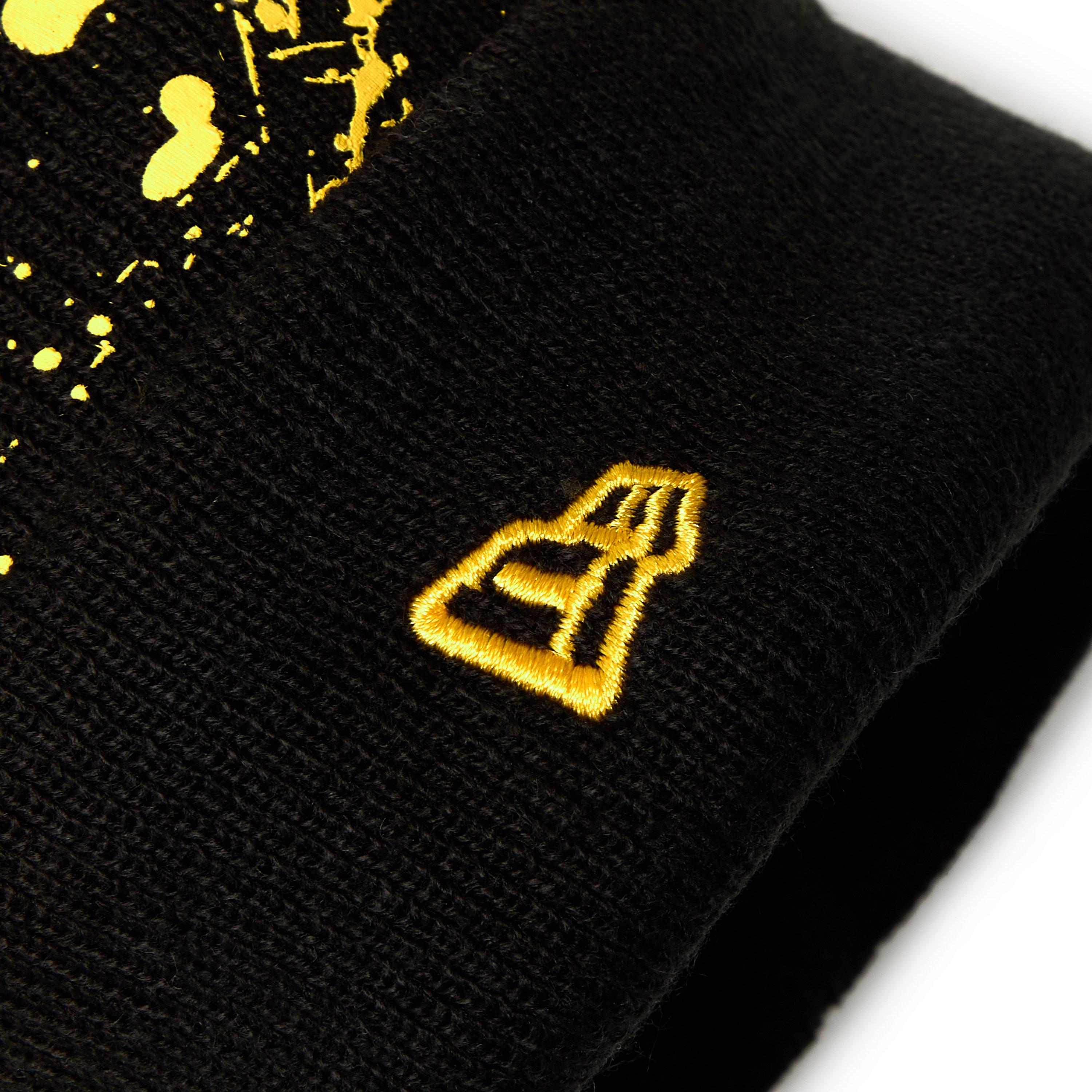 Black - New Era - Kids' NewEra Splatter Beanie - 3