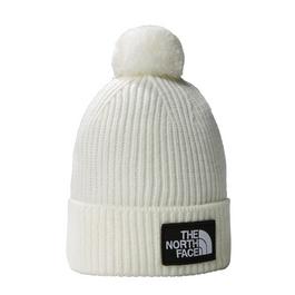 The North Face The North Face Tnf Logo Box Pom Beanie Gardenia Wh