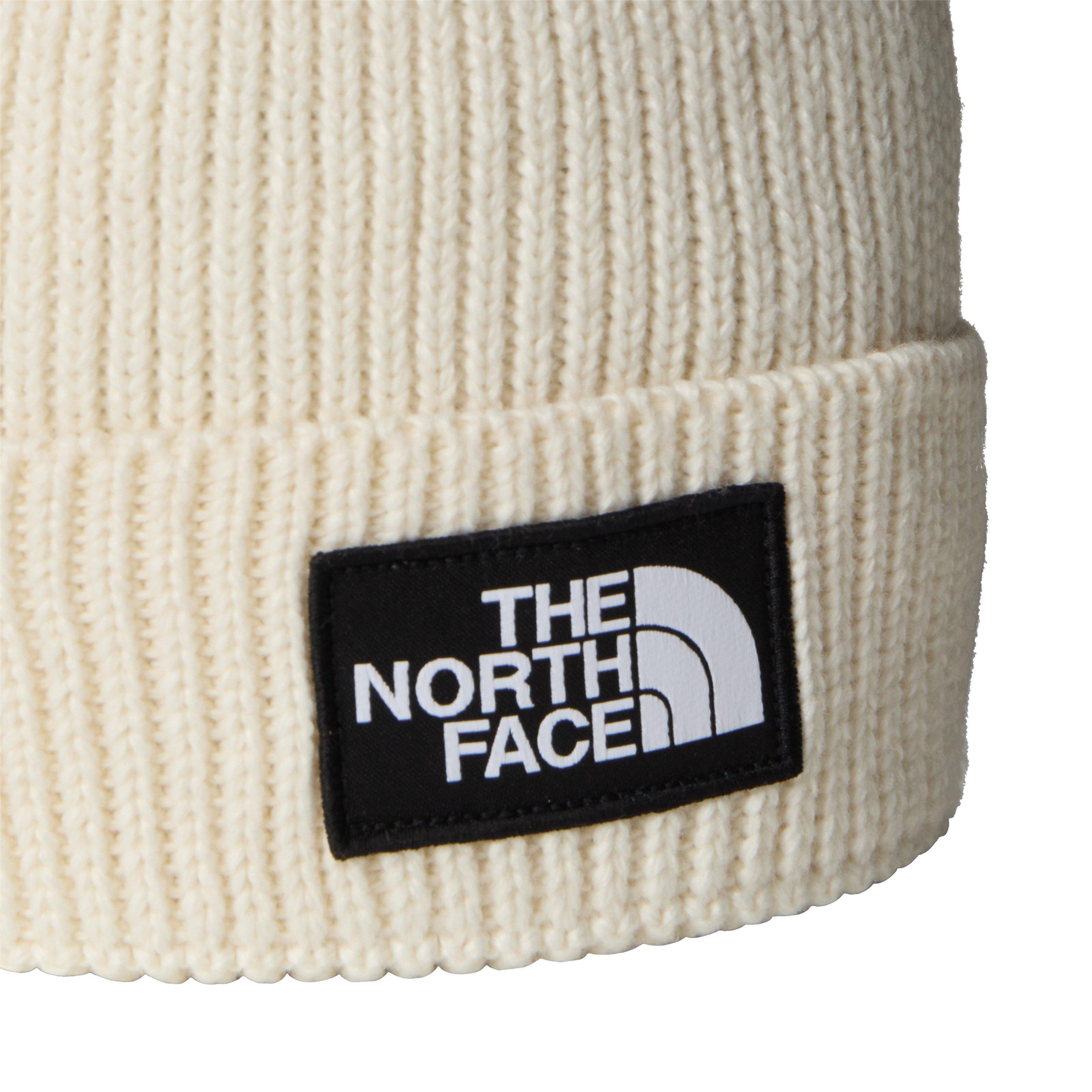 White Dune - The North Face - Women's Logo Box Pom Bobble Hat - 2