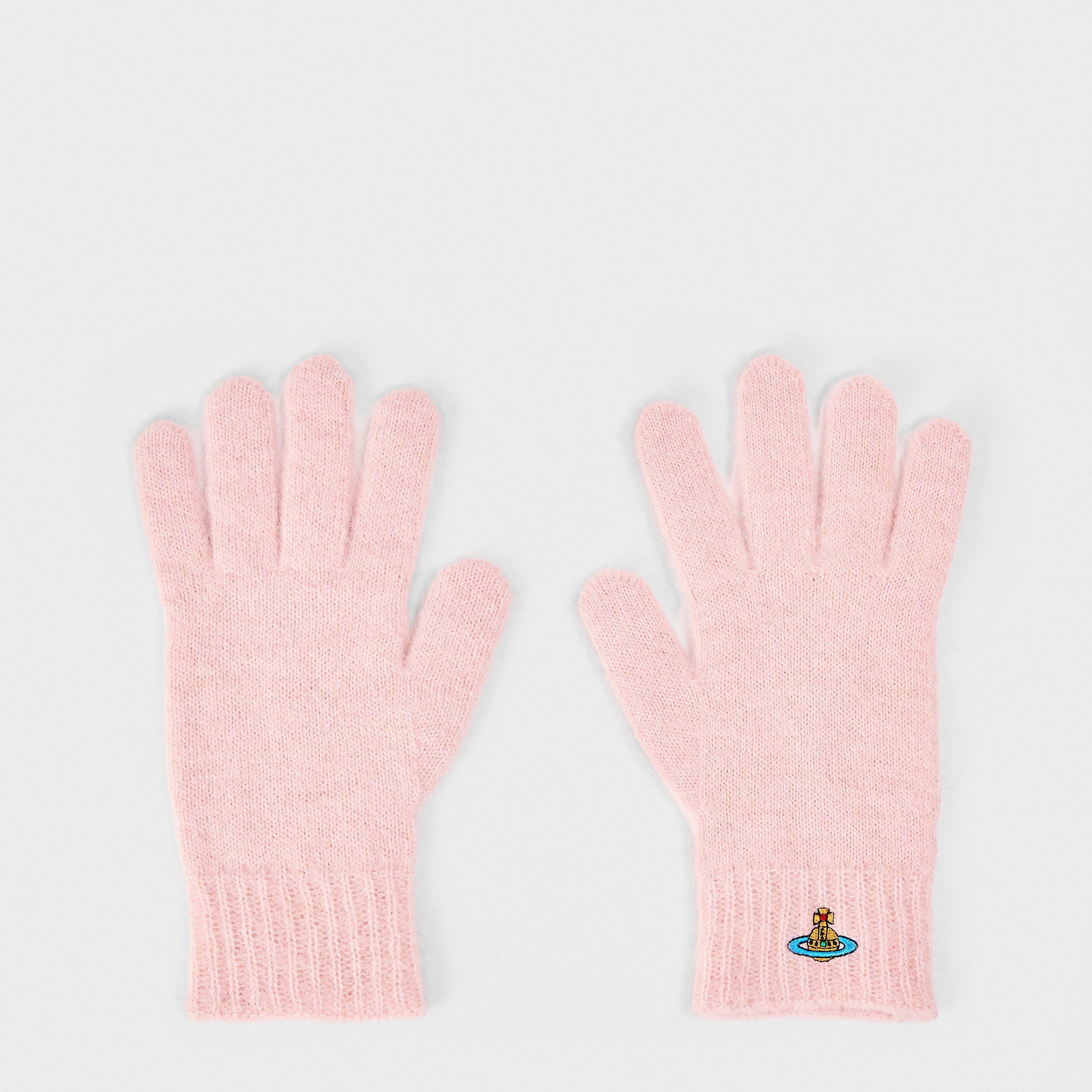 「希少」Vivienne Westwood glove free size Vivienne Westwood Black Orb Gloves Vivienne Westwood