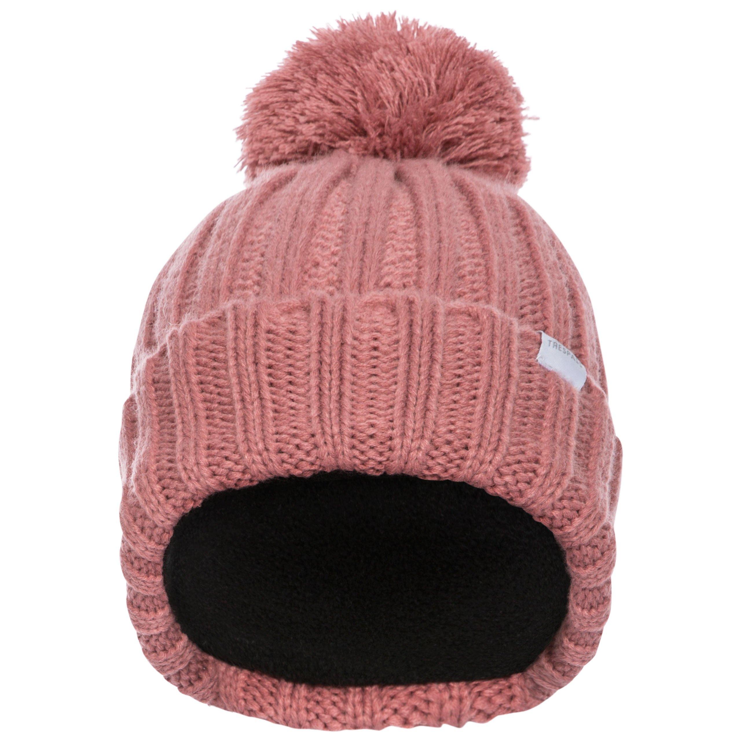 Dusty Rose - Trespass - Alisha Knitted Bobble Beanie - 4