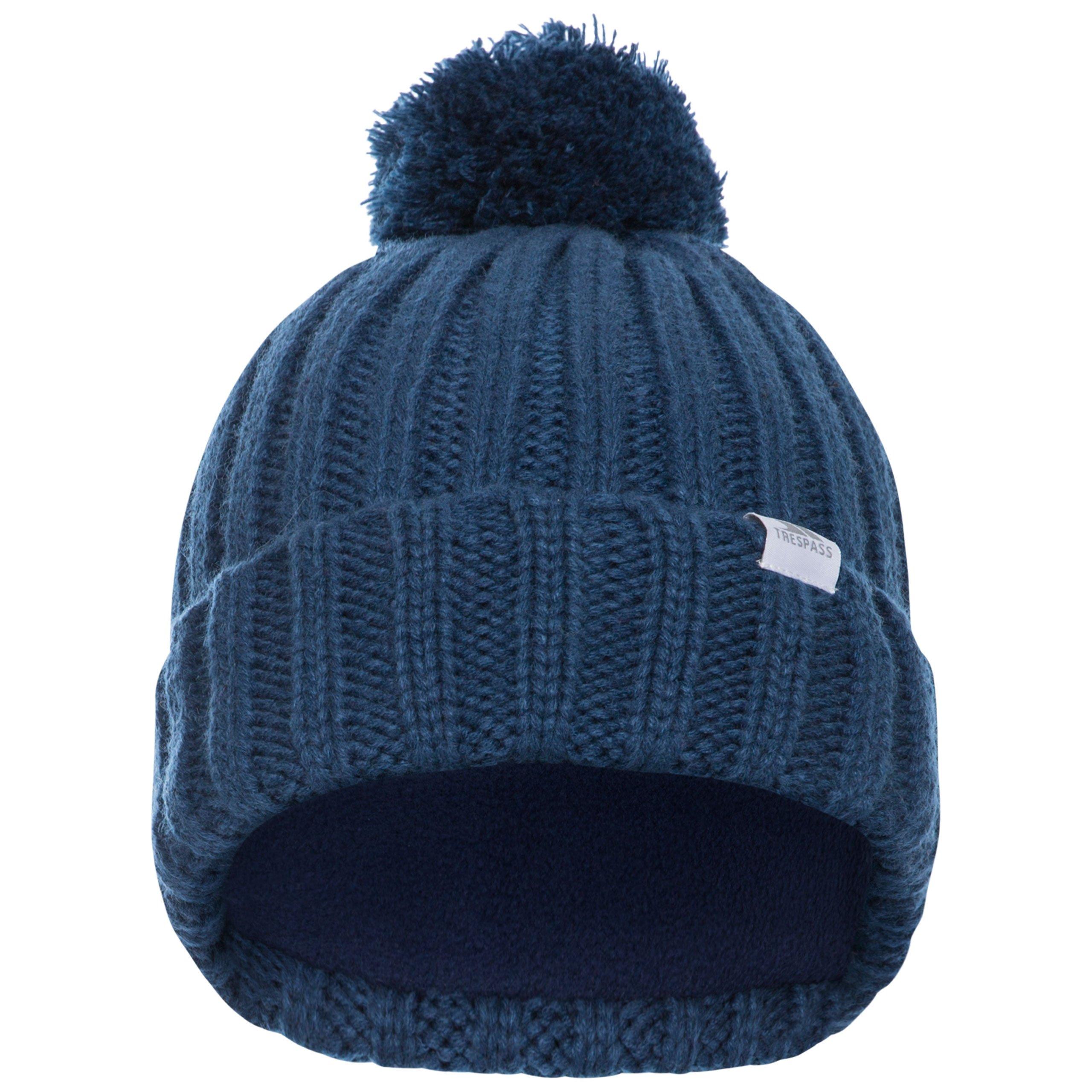 Indigo - Trespass - Women's Alisha Knitted Bobble Beanie - 4