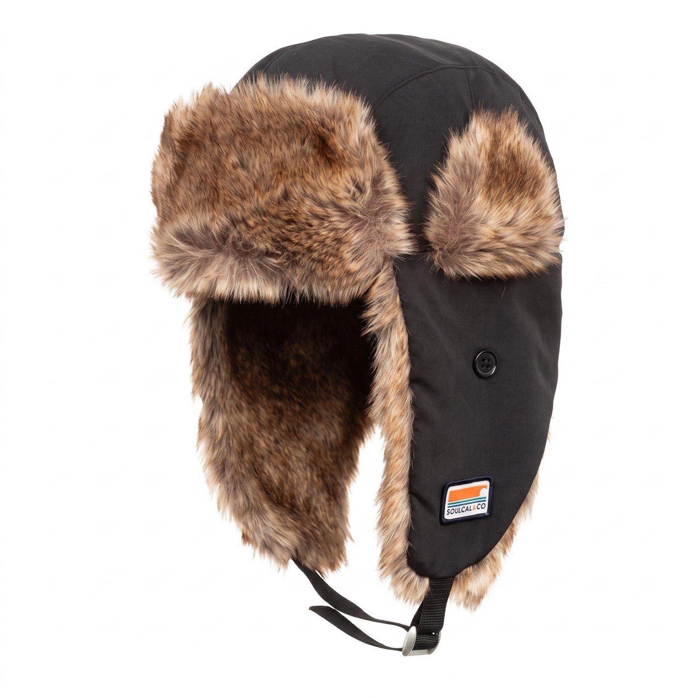 Black - SoulCal - Adults Soul Trapper Hat - 2