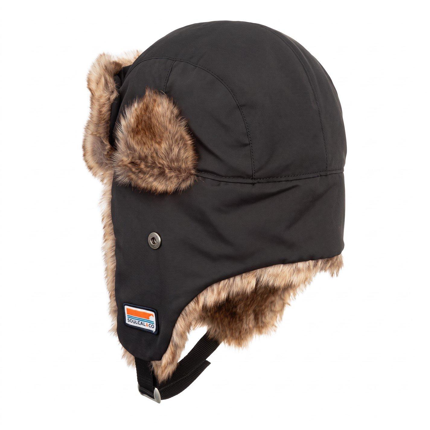 Black - SoulCal - Adults Soul Trapper Hat - 3