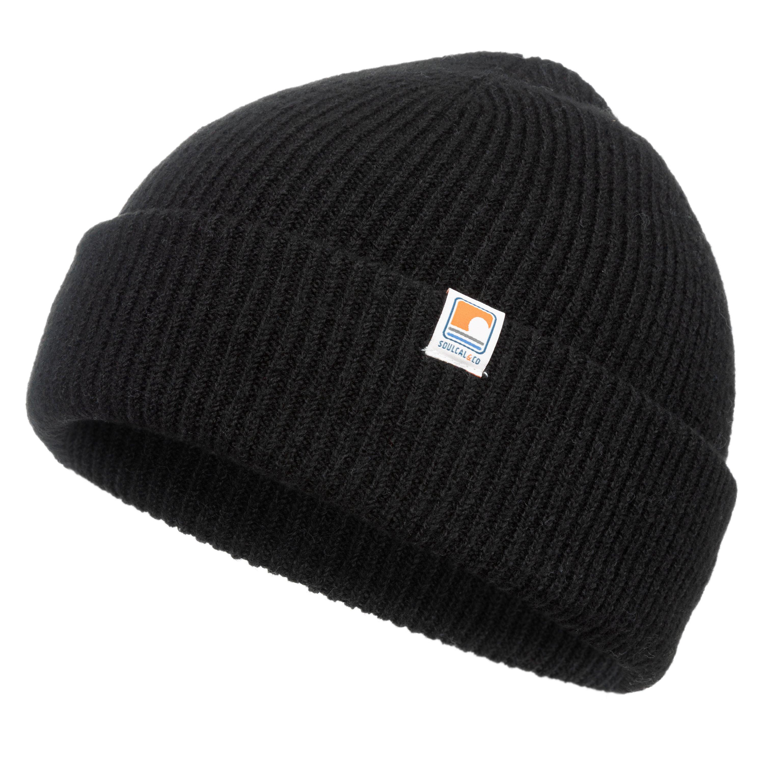 Black - SoulCal - Adults Soul Logo Beanie - 2