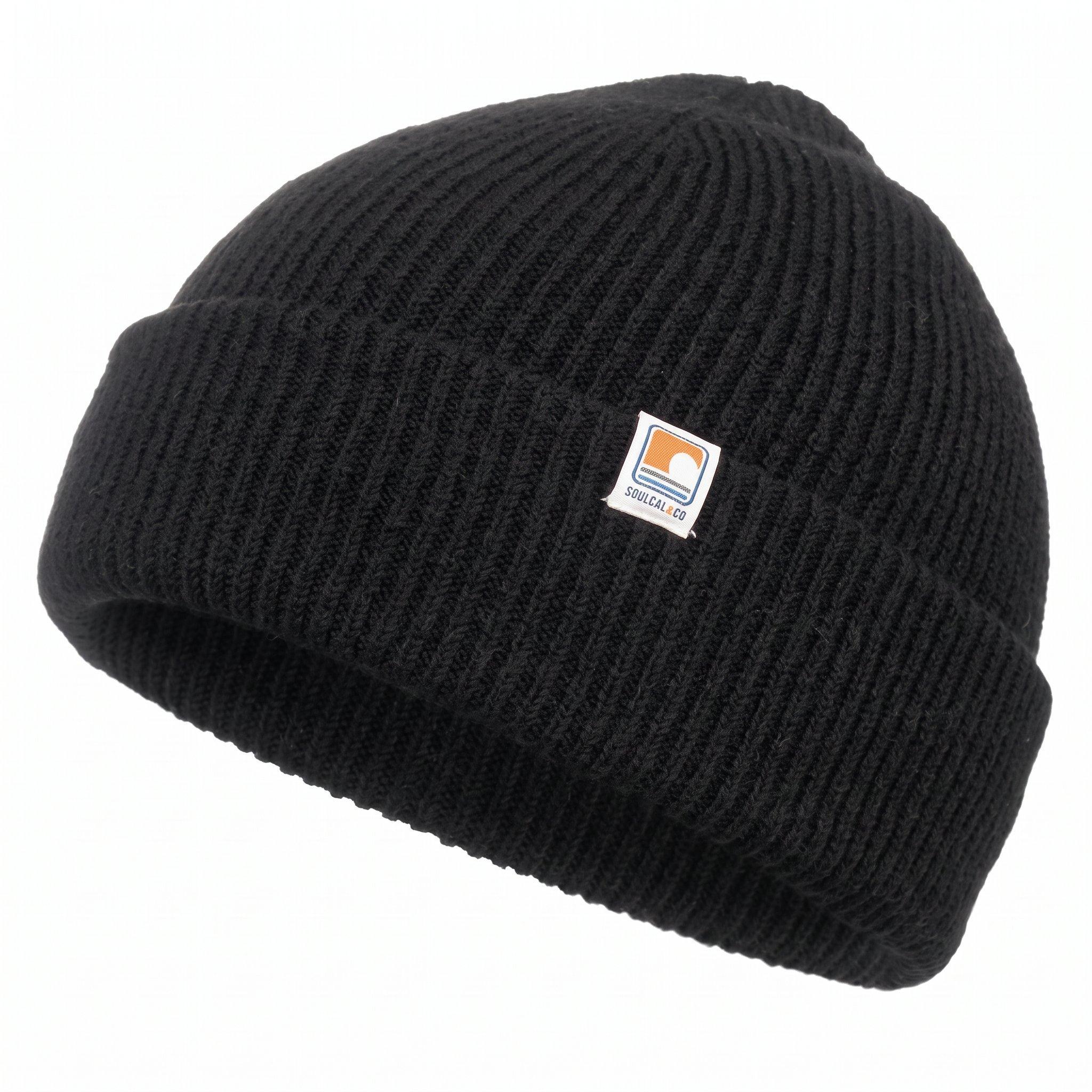 Black - SoulCal - Adults Soul Logo Beanie - 2