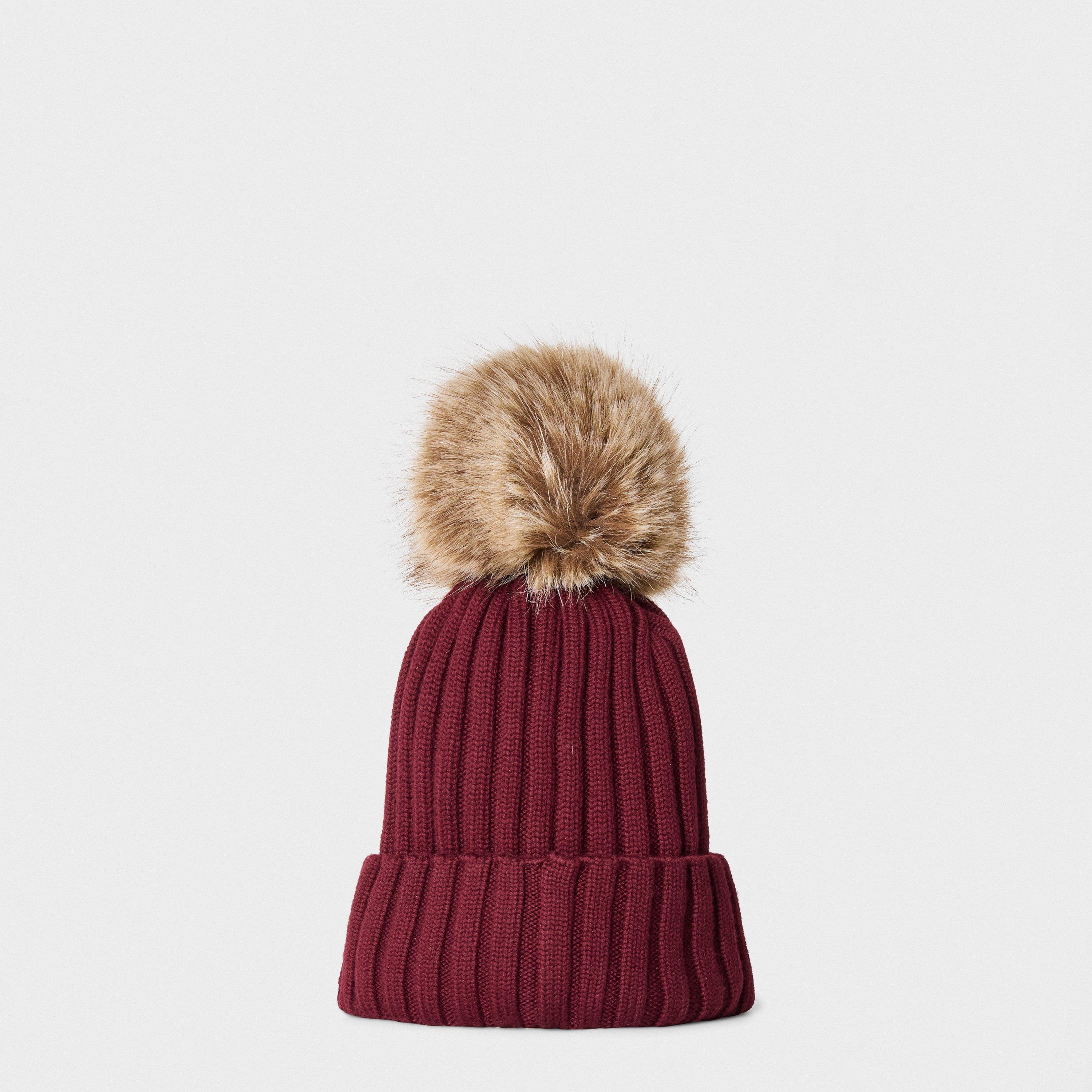 Dark Red 464 - Moncler - Women's Bobble Hat - 2