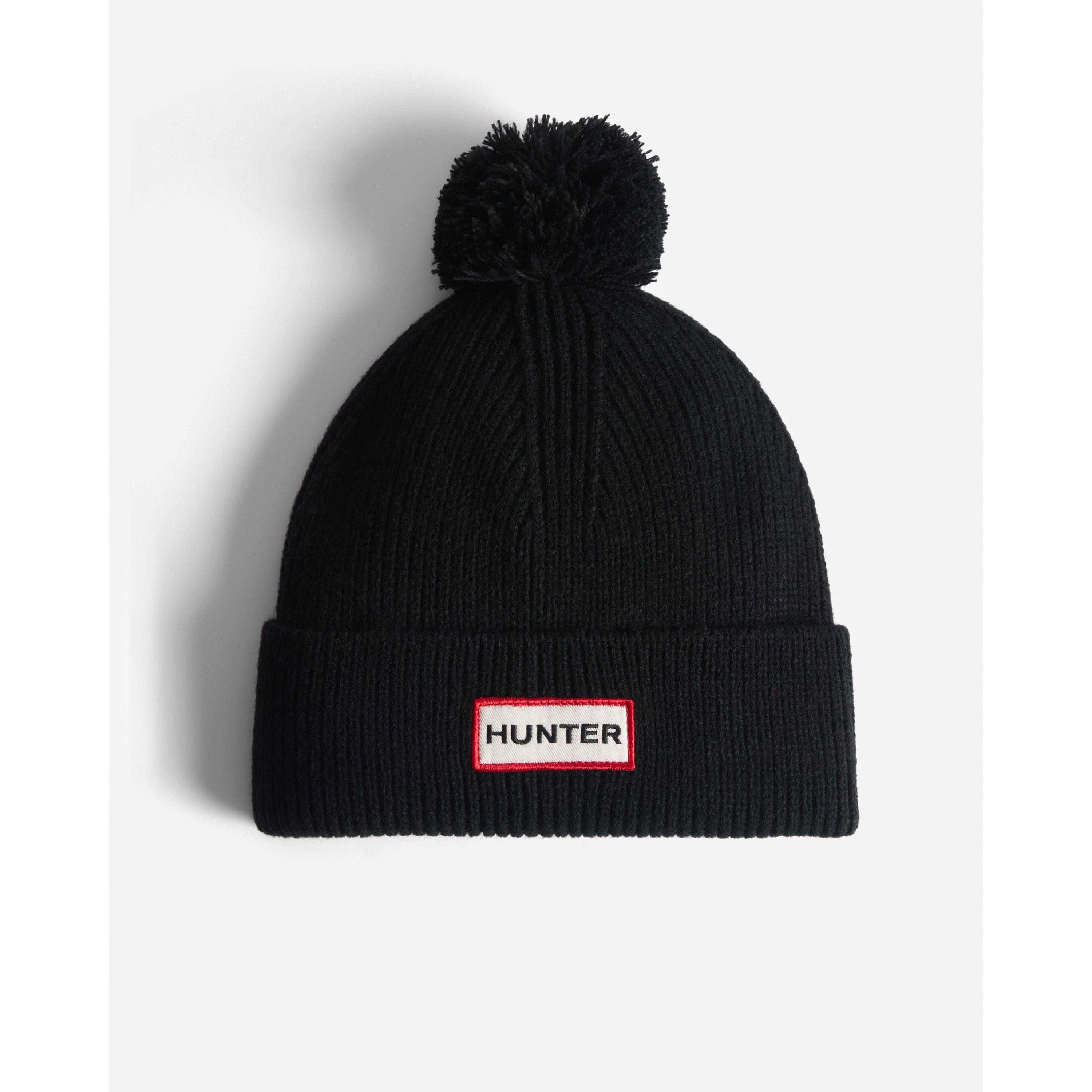 Hunter | Women's Rib Pom Bobble Hat | Sports Direct