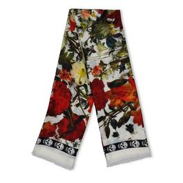 Alexander McQueen Classic Floral Scarf