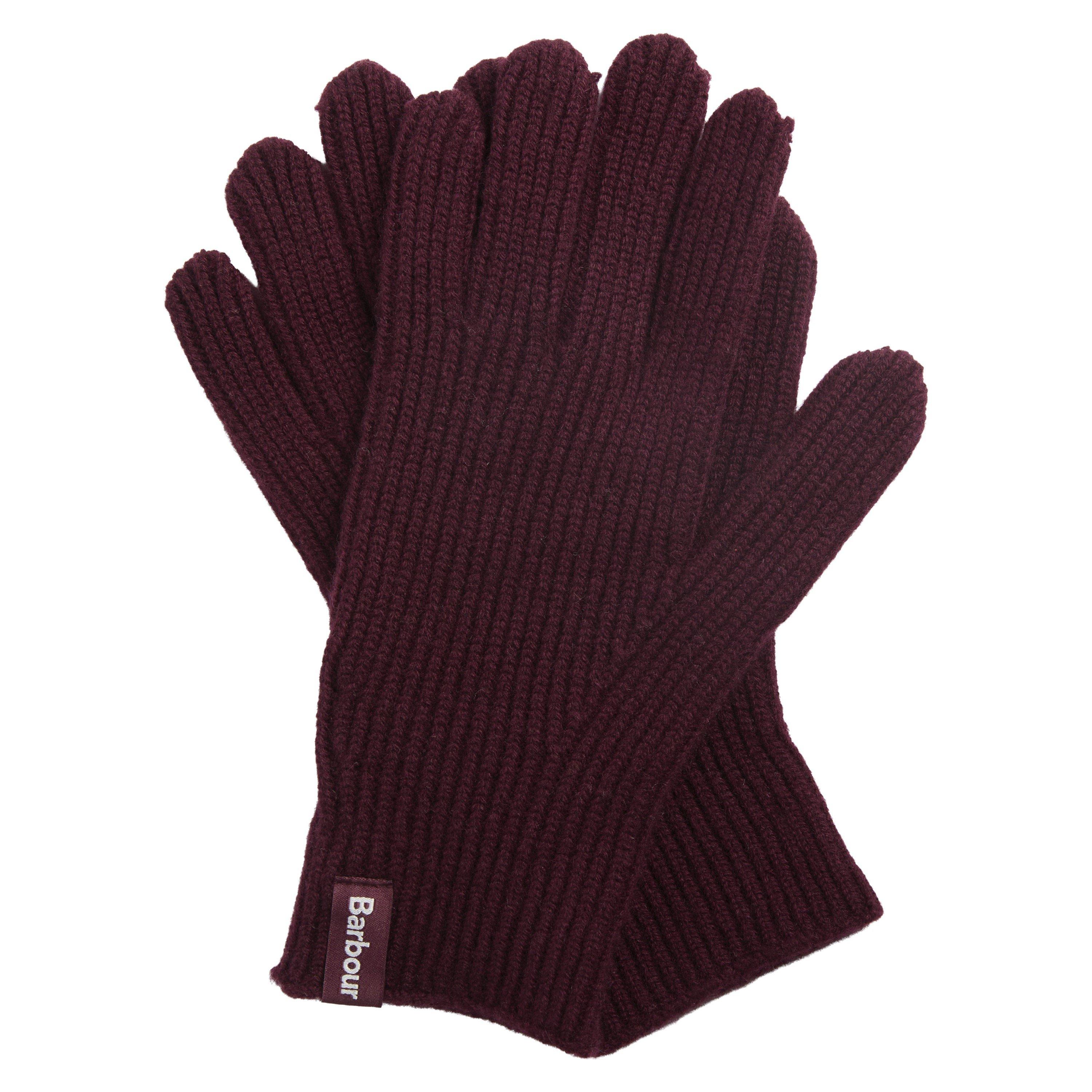 Wine - Barbour - Danforth Wool-Cashmere Gloves - 3