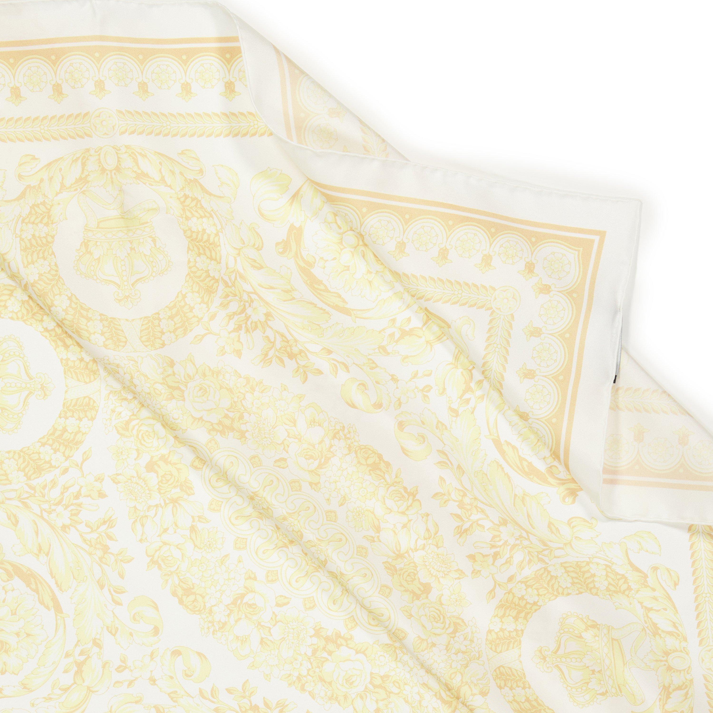 Washed Gold - Versace - Women's Silk Scarf - 3