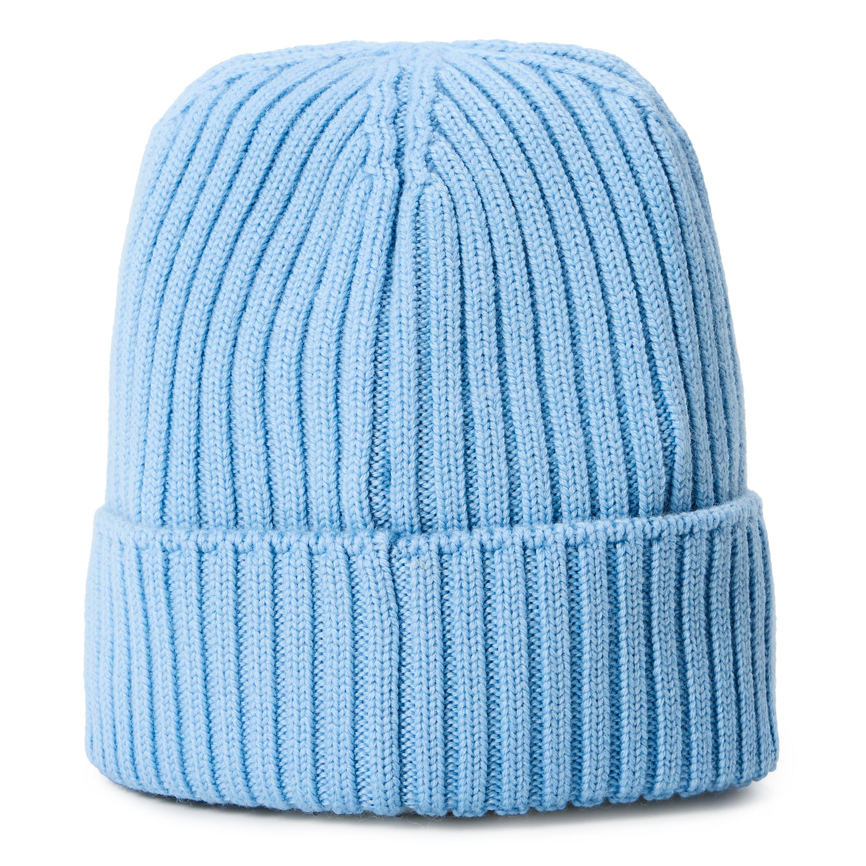 Light Blue 70P - Moncler - Moncler Logo Beanie Jn61 - 2