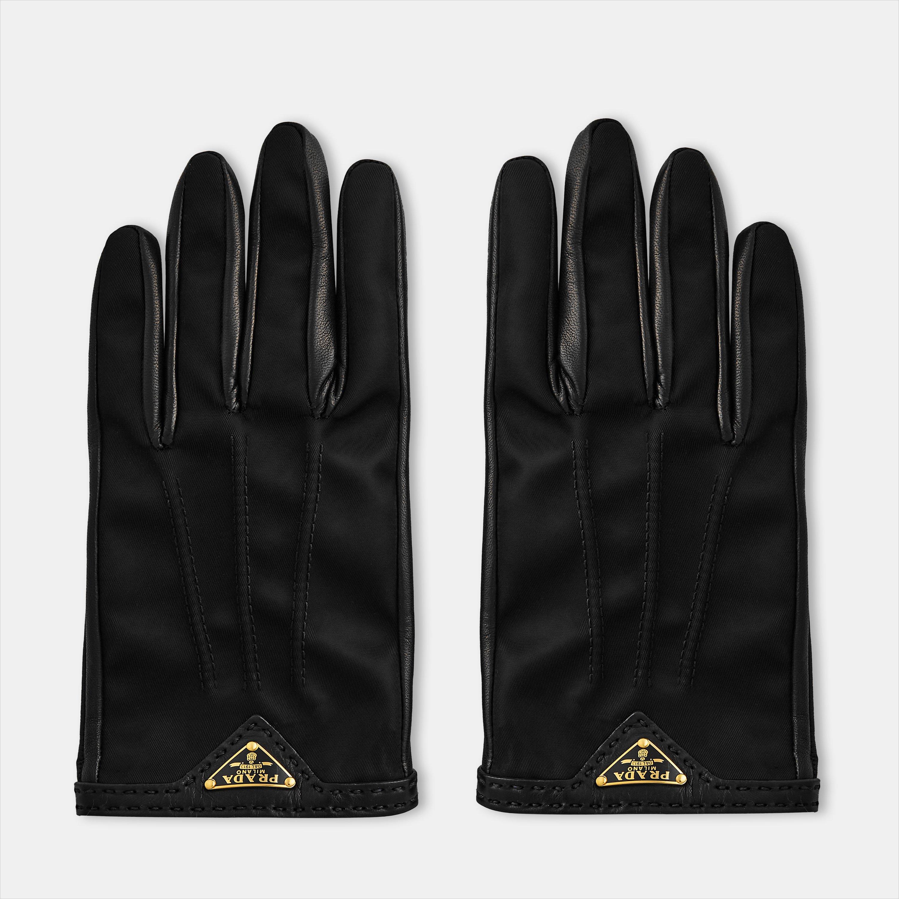 Nero - Prada - Triangle Gloves - 1
