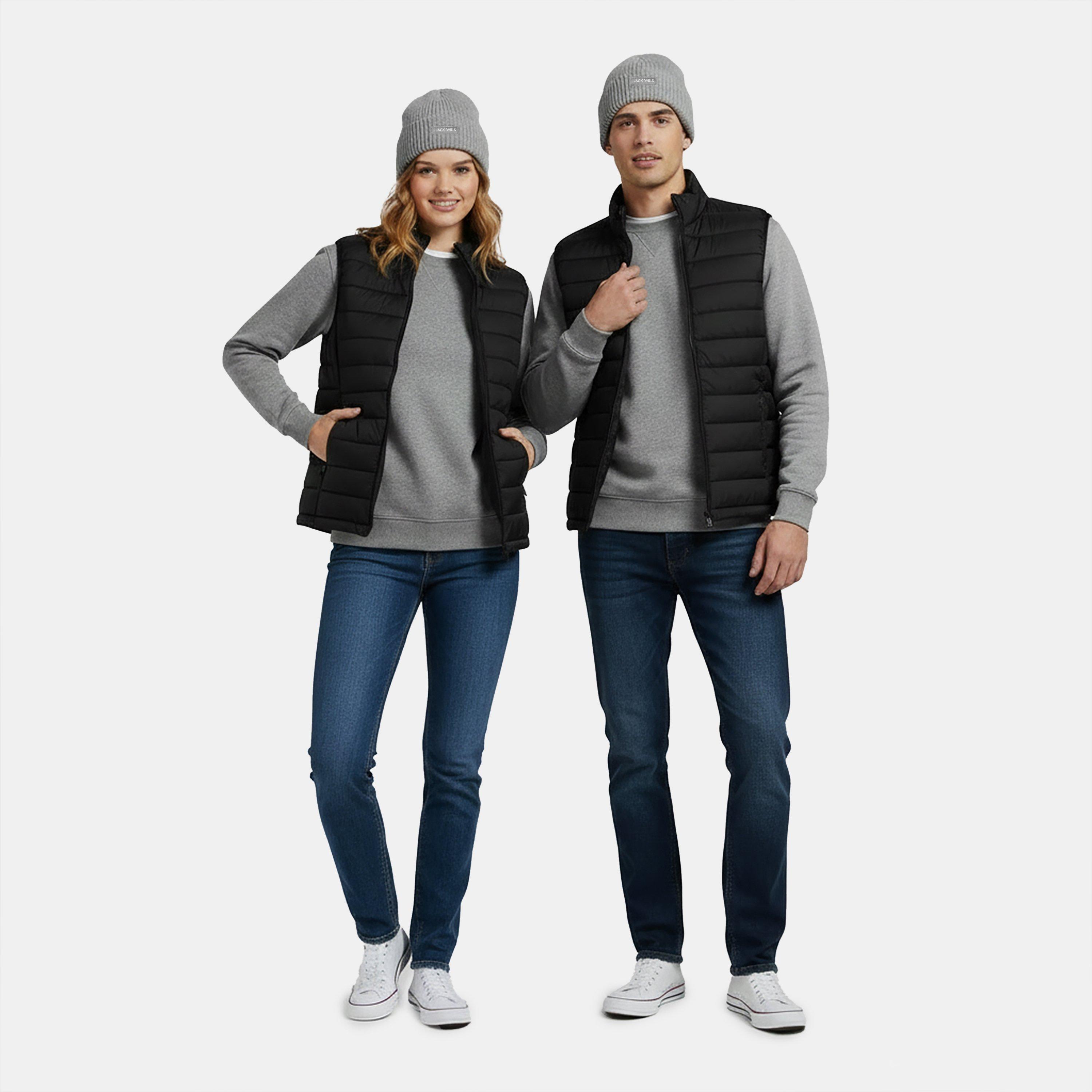 Grigio Marl - Jack Wills - Adults Rib Knitted Beanie - 4