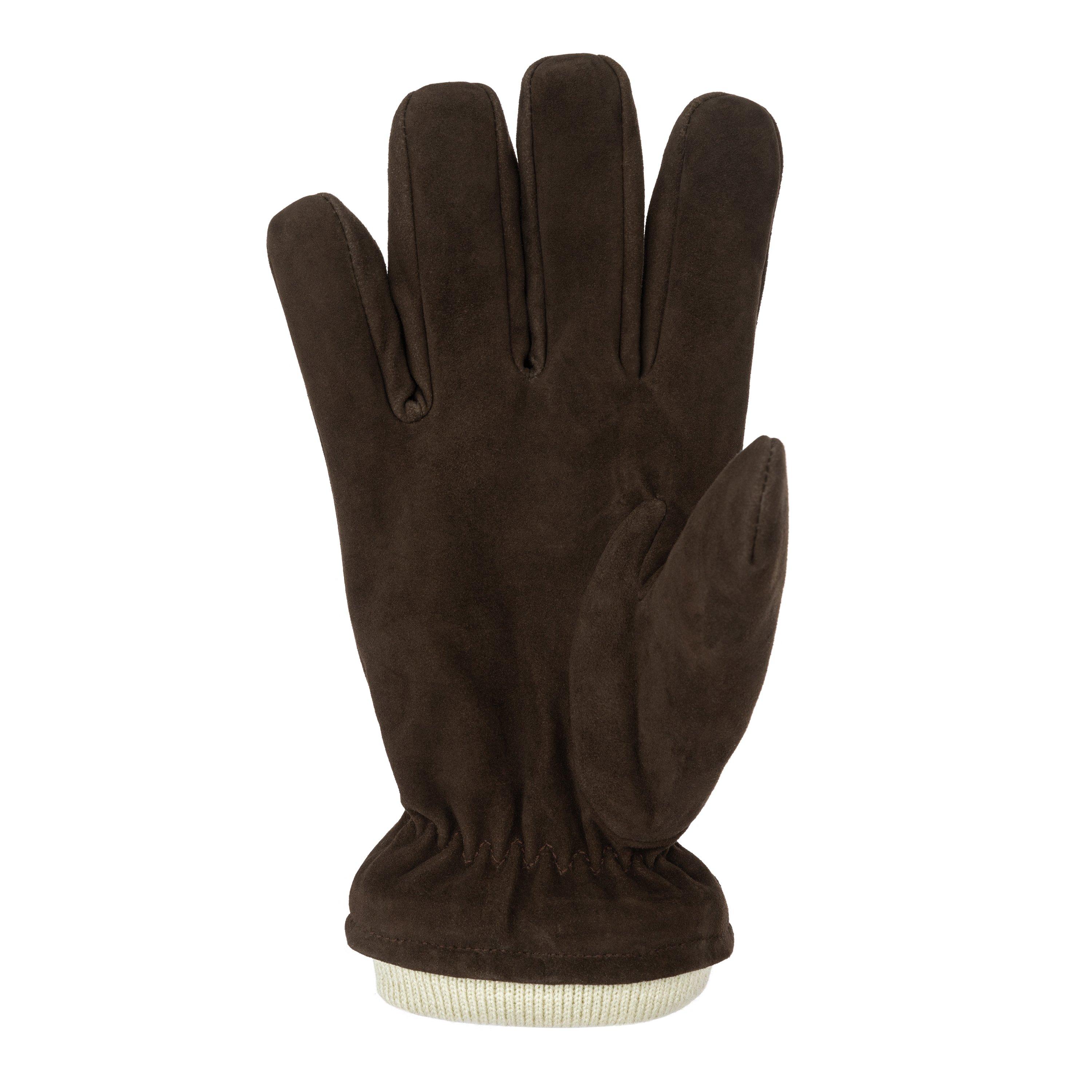 Brown - Firetrap - Suede Gloves Mens - 3