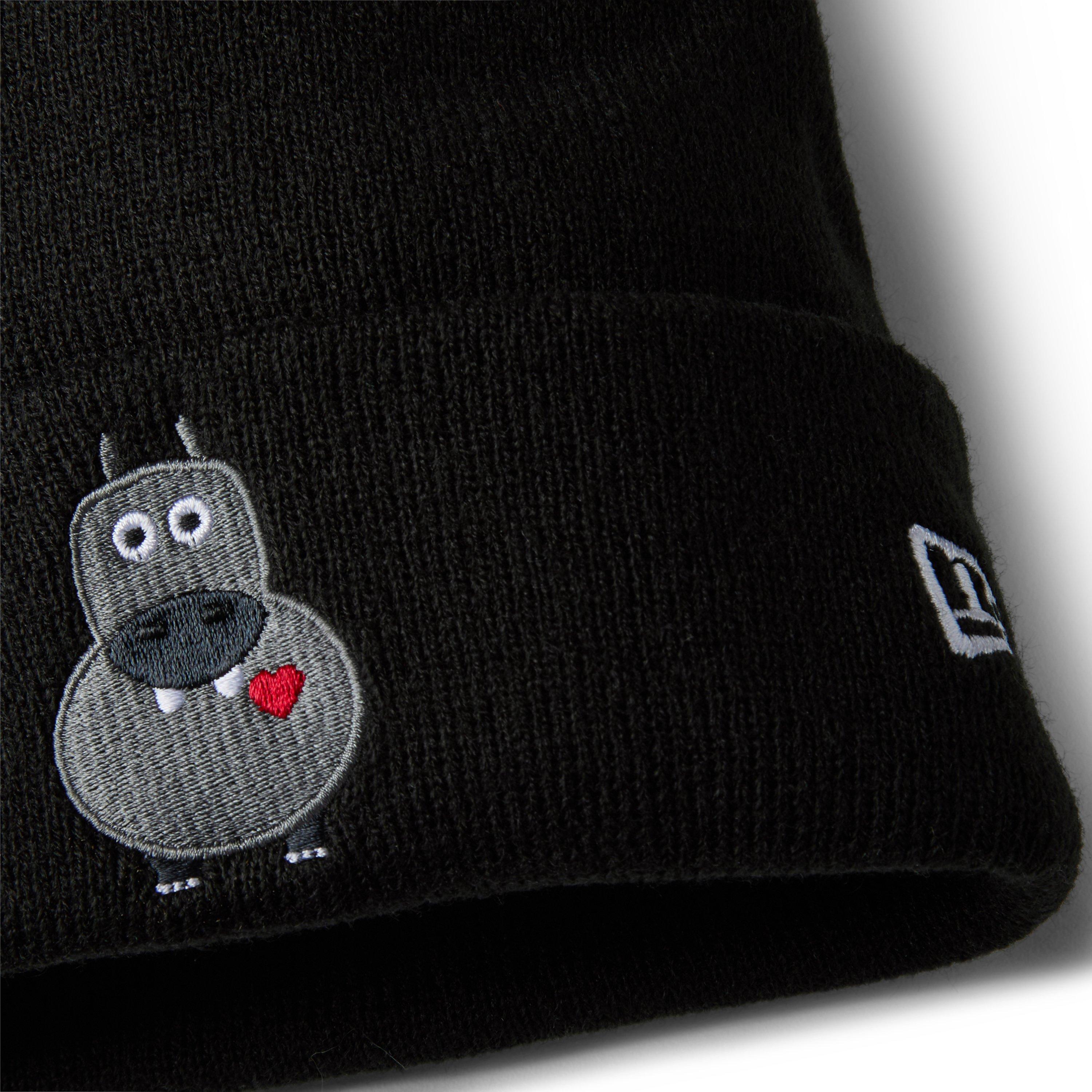 Black - New Era - Kids' Animal Beanie - 3