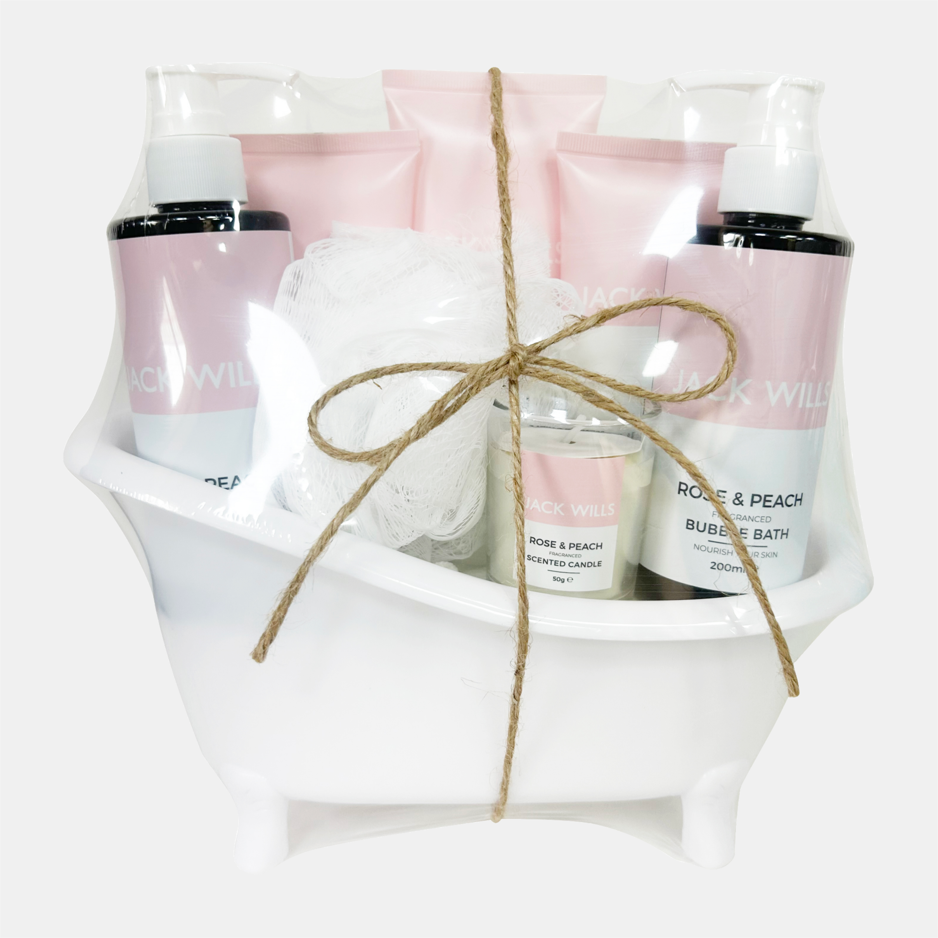 Rose Peach - Jack Wills - 7pc Bath Ld54 - 2