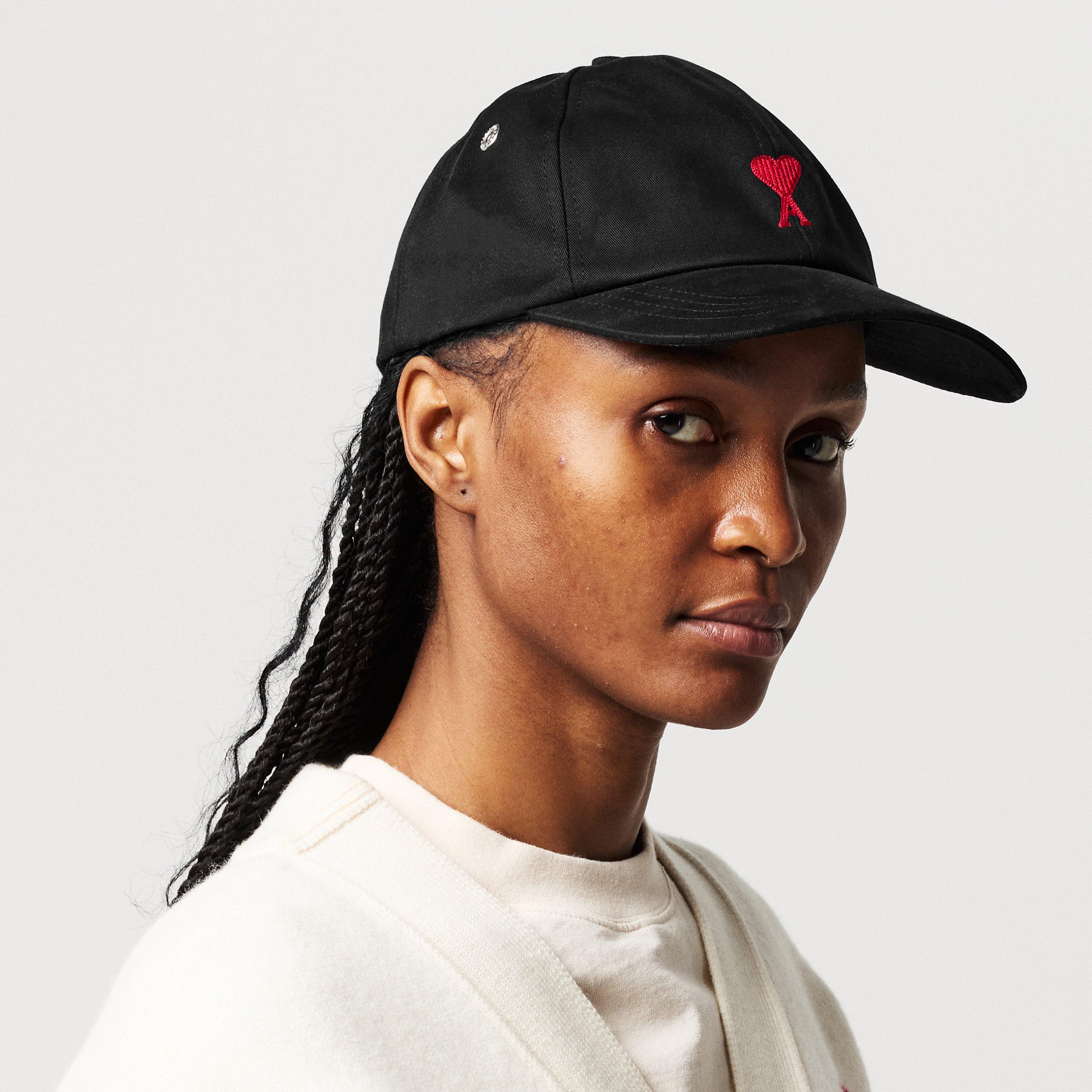 Black - Ami Paris - De Coeur Baseball Cap - 2