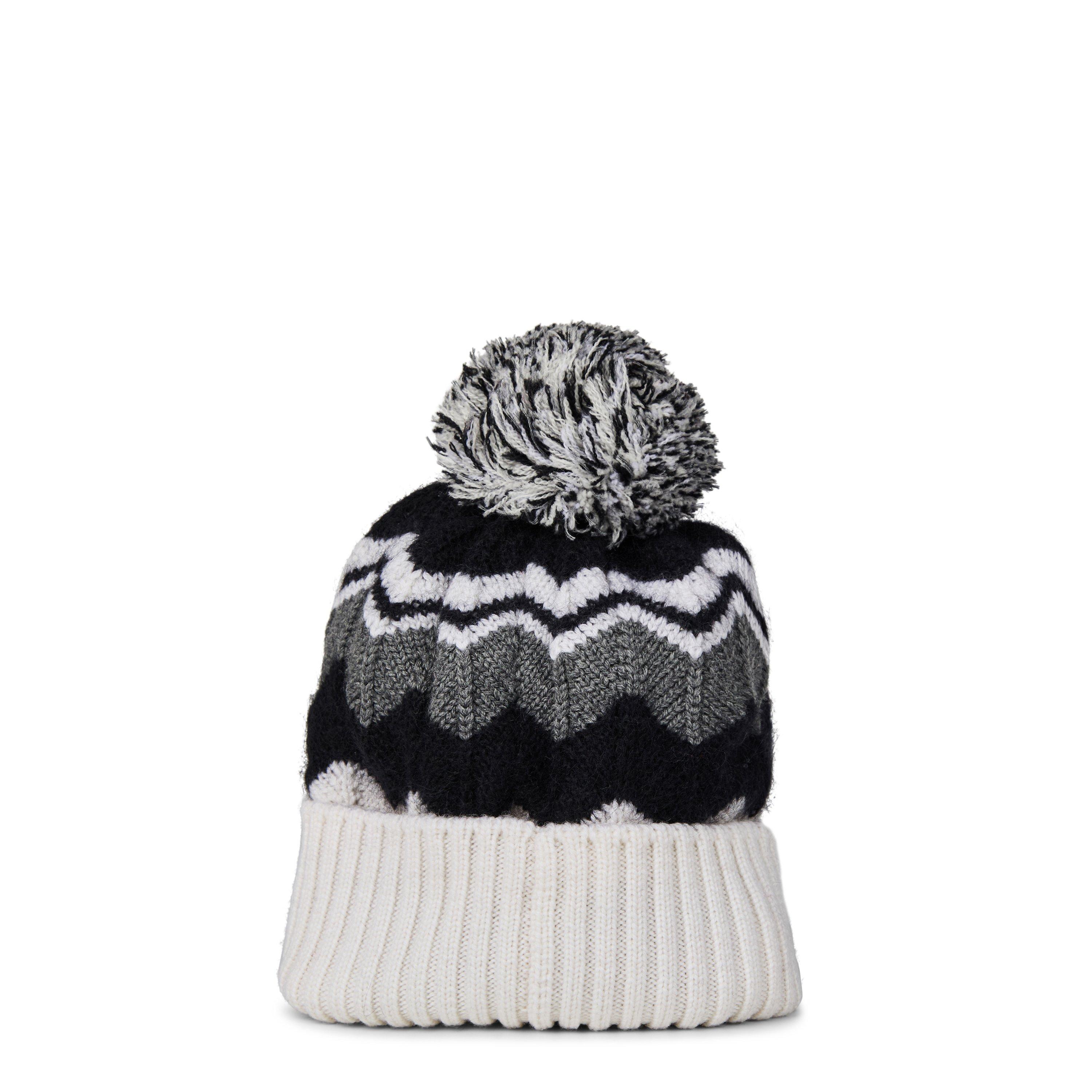 black/white - Missoni - Logo Beanie - 2