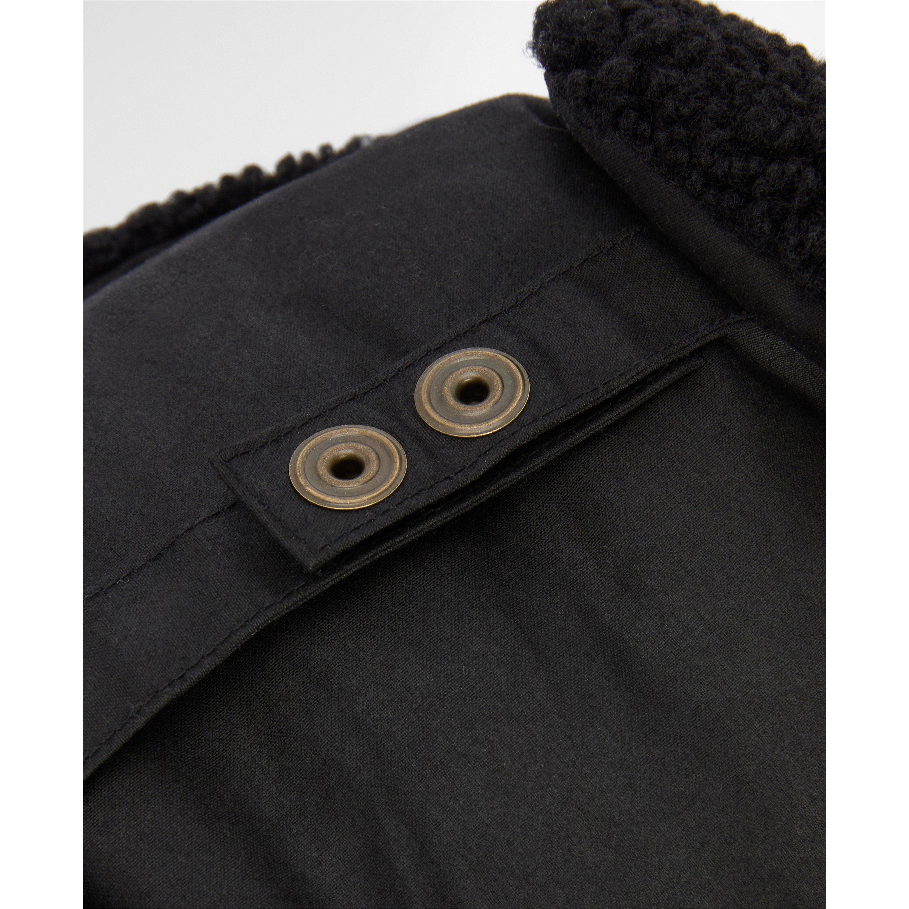Black - Barbour - Morar Waxed Trapper Hat - 6