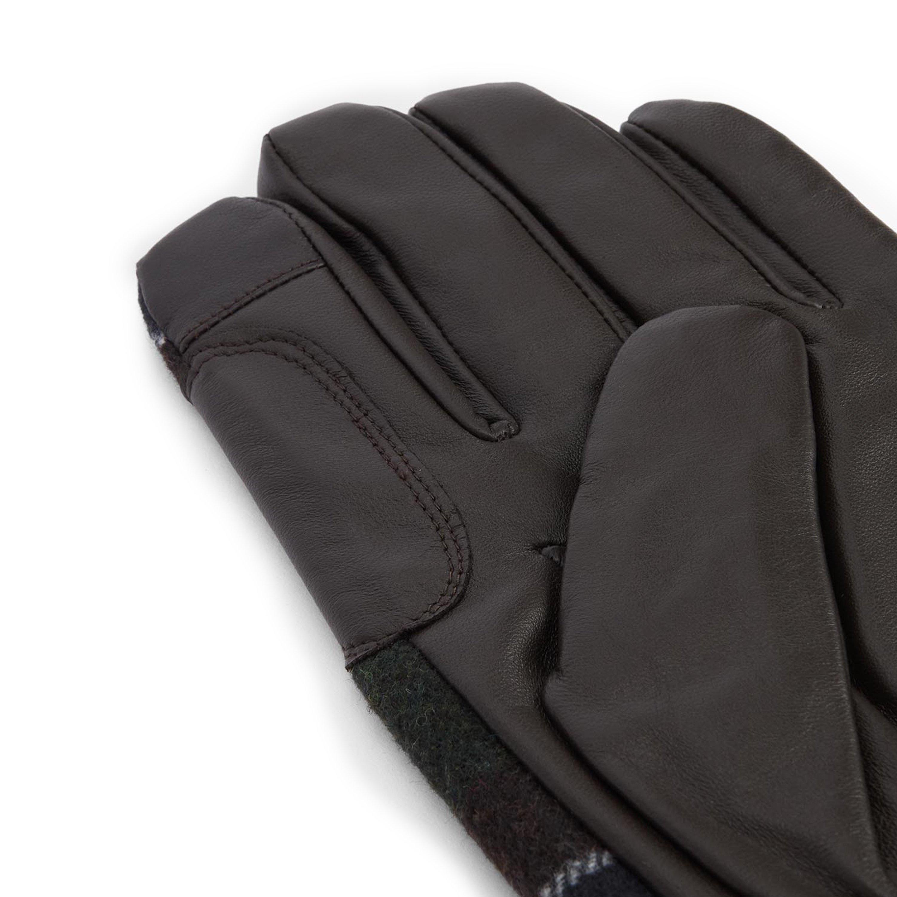 Classic Tartan - Barbour - Newbrough Tartan Wool / Leather Gloves - 3