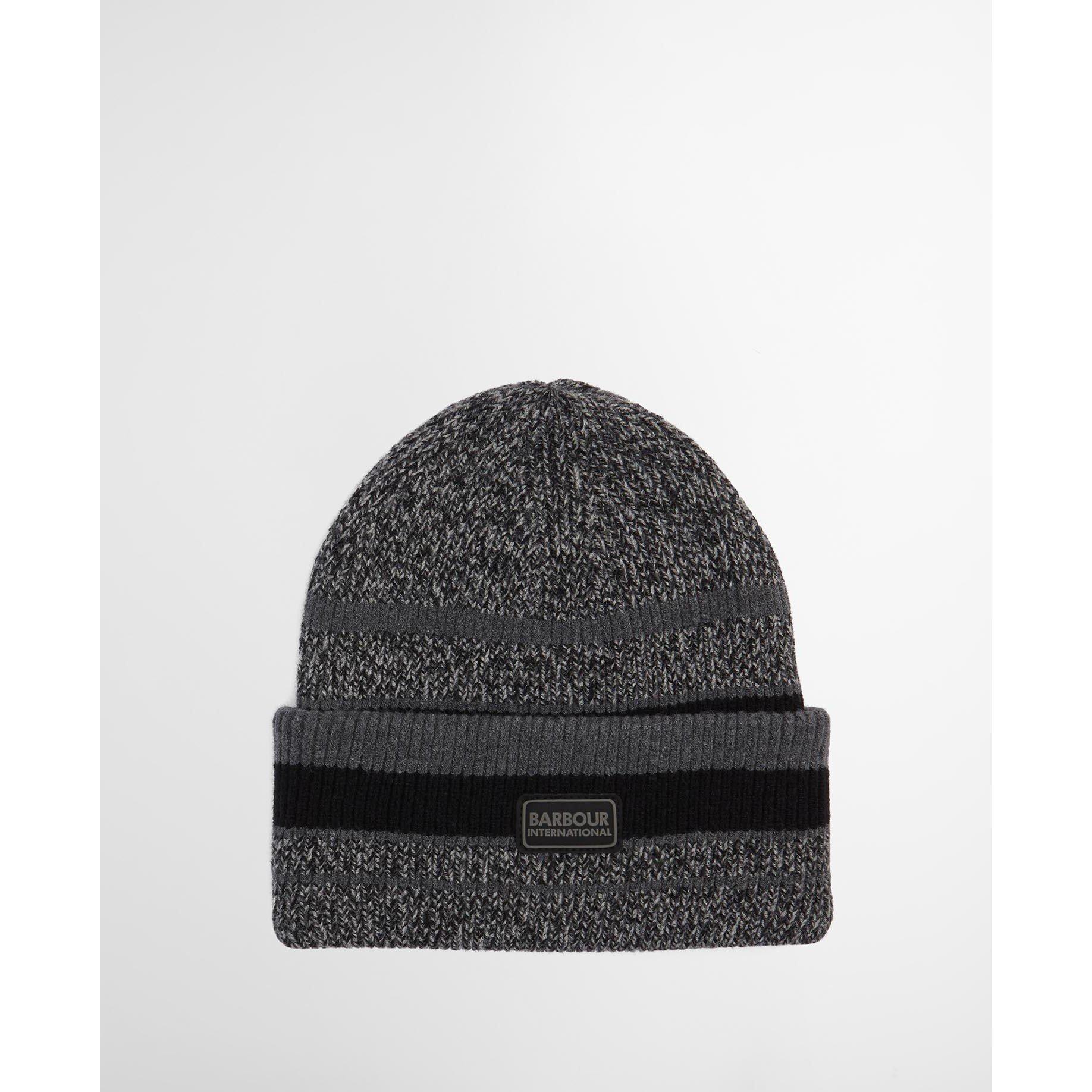 Black/Grey - Barbour International - Boston Beanie & Scarf Gift Set - 2
