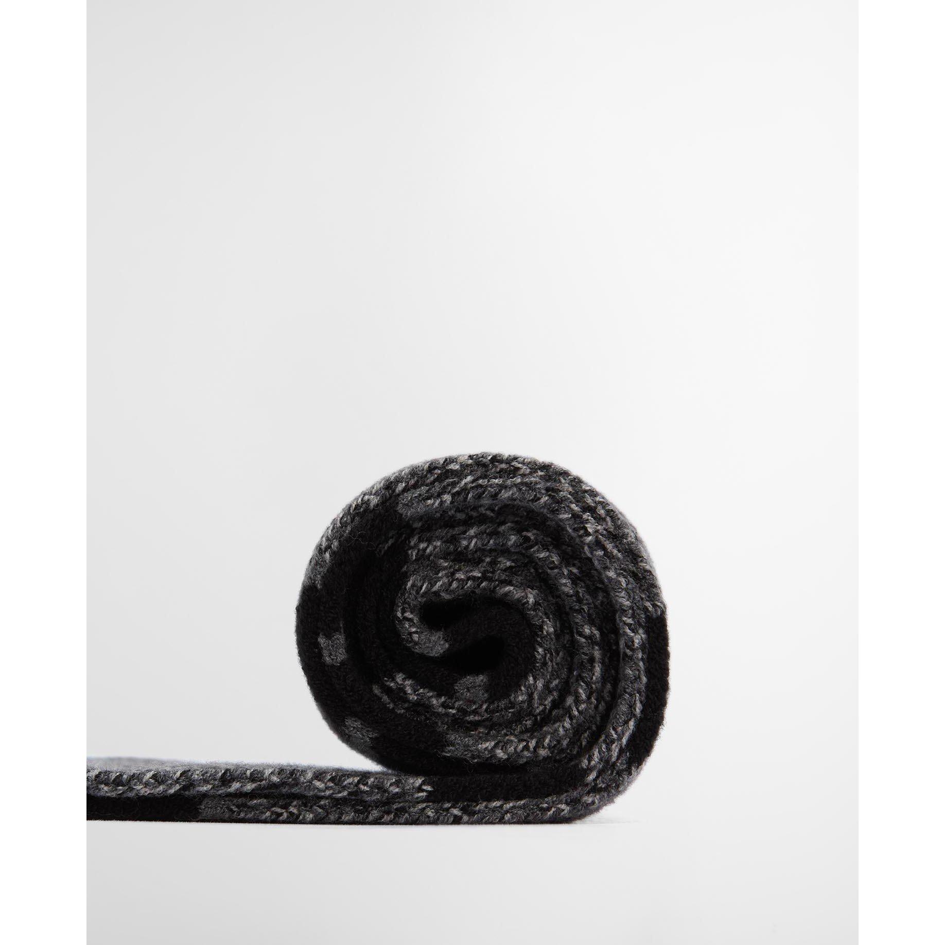 Black/Grey - Barbour International - Boston Beanie & Scarf Gift Set - 8