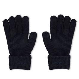 Jack Wills Adults Knitted Fleece Gloves