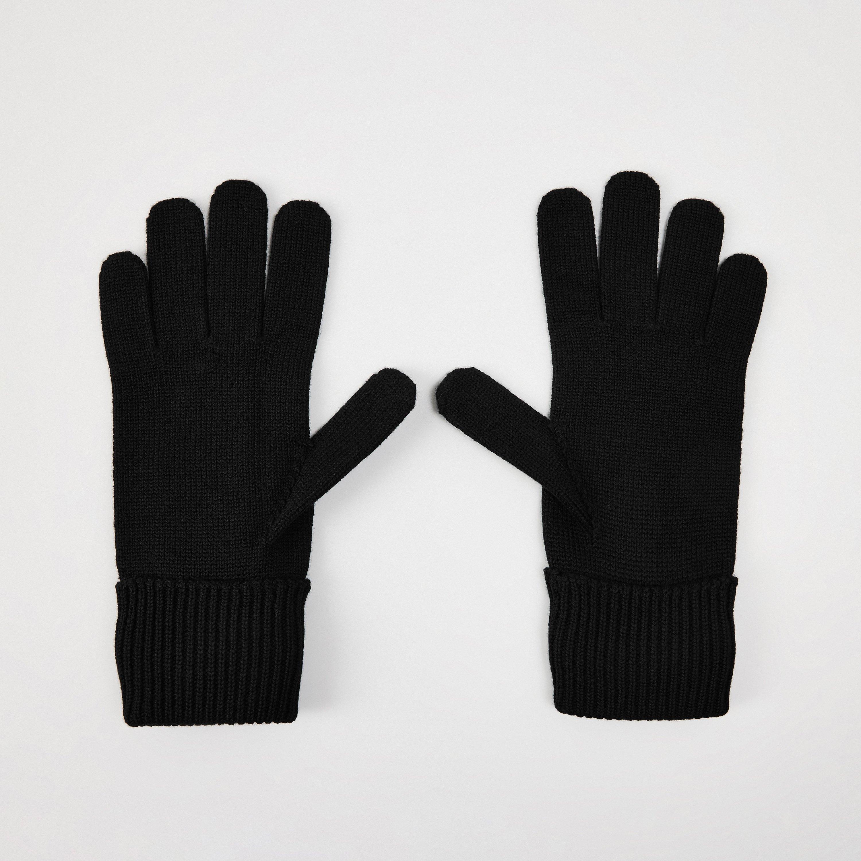 Black - Gucci - Women's Knitted Gloves - 2
