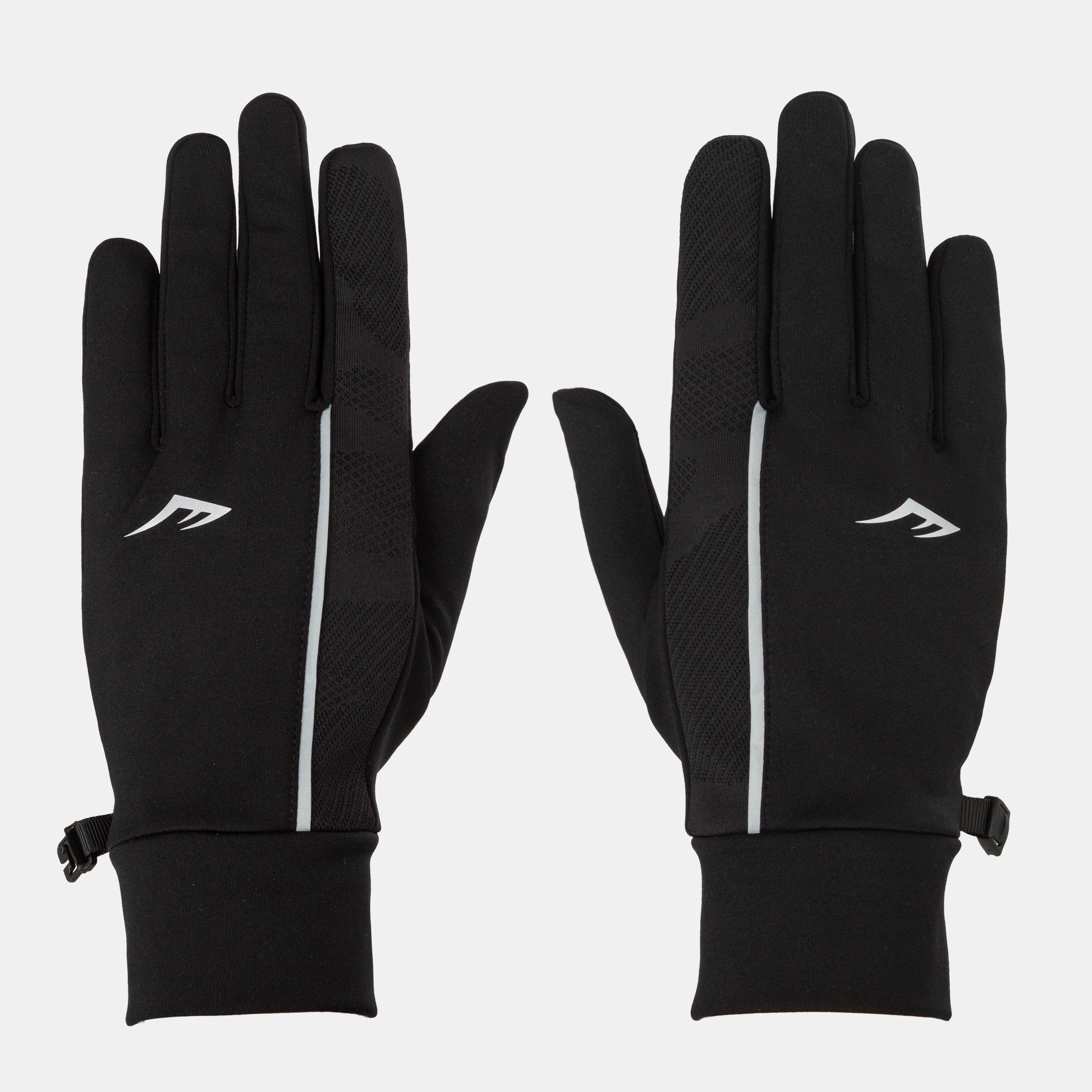 Everlast Black Flex Fleece Gloves in Size Adults, Sports Direct - Image 2