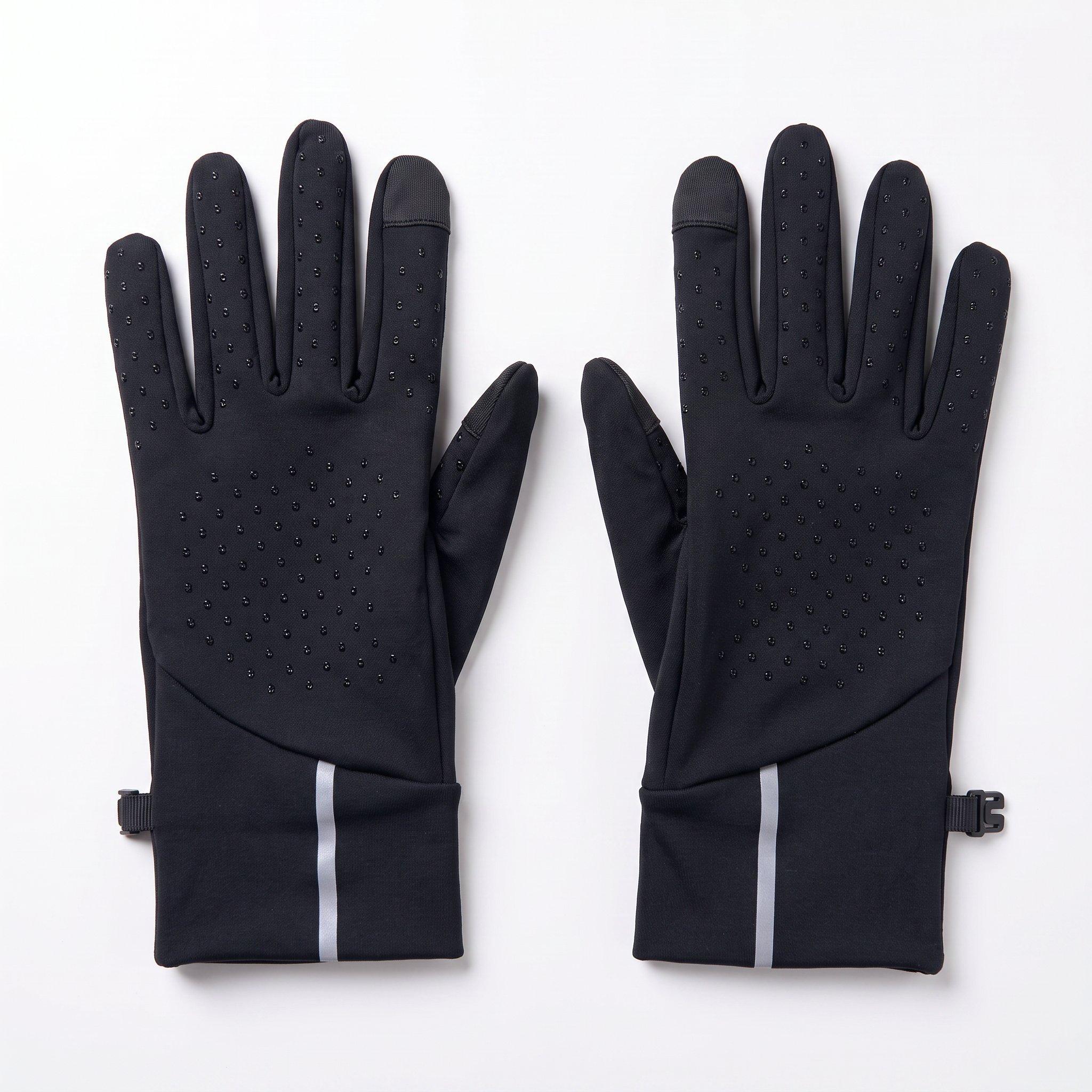 Black - Everlast - Adults Flex Fleece Gloves - 2