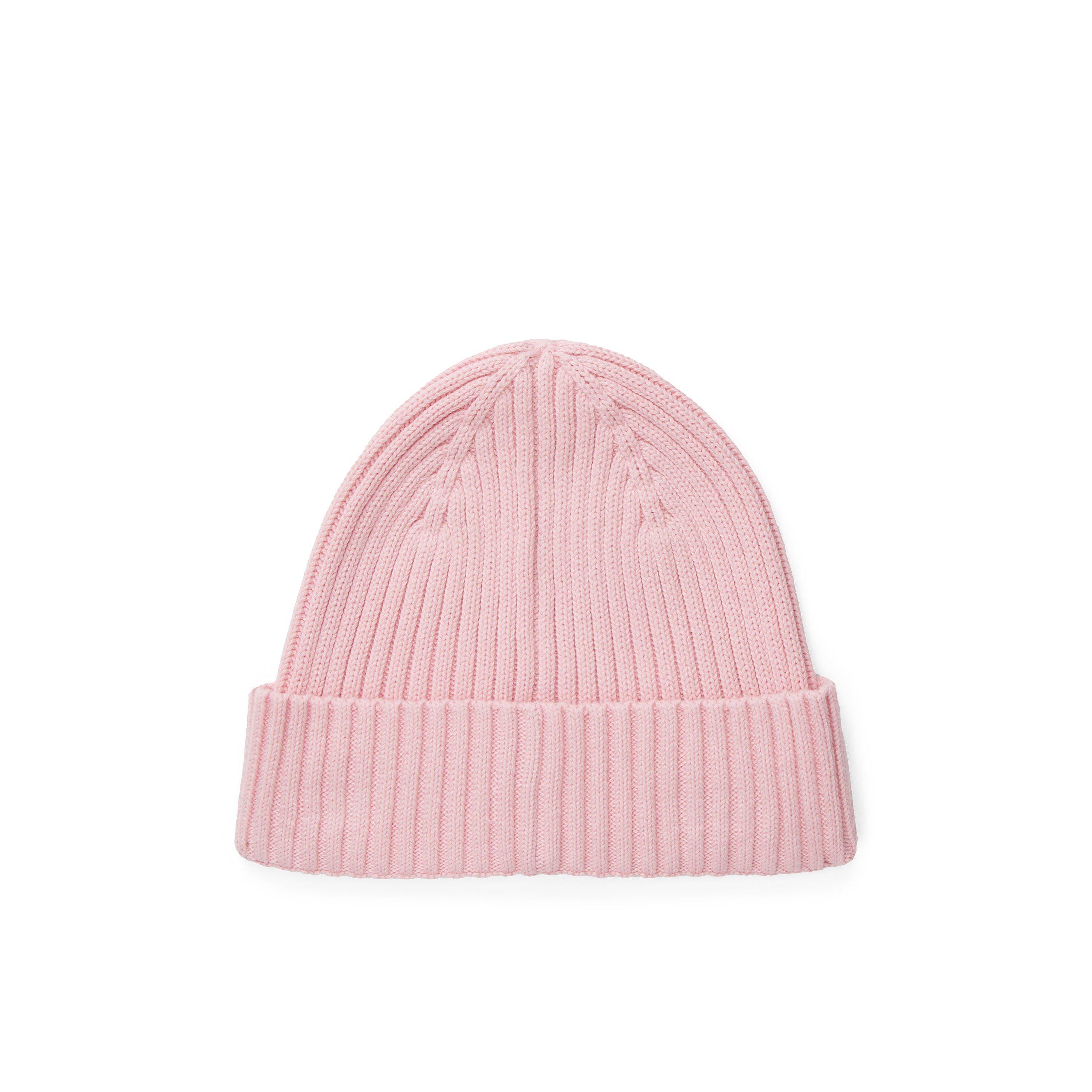 Tommy Jeans Women's Flag Ribbed Knit Beanie - Delicate Pink