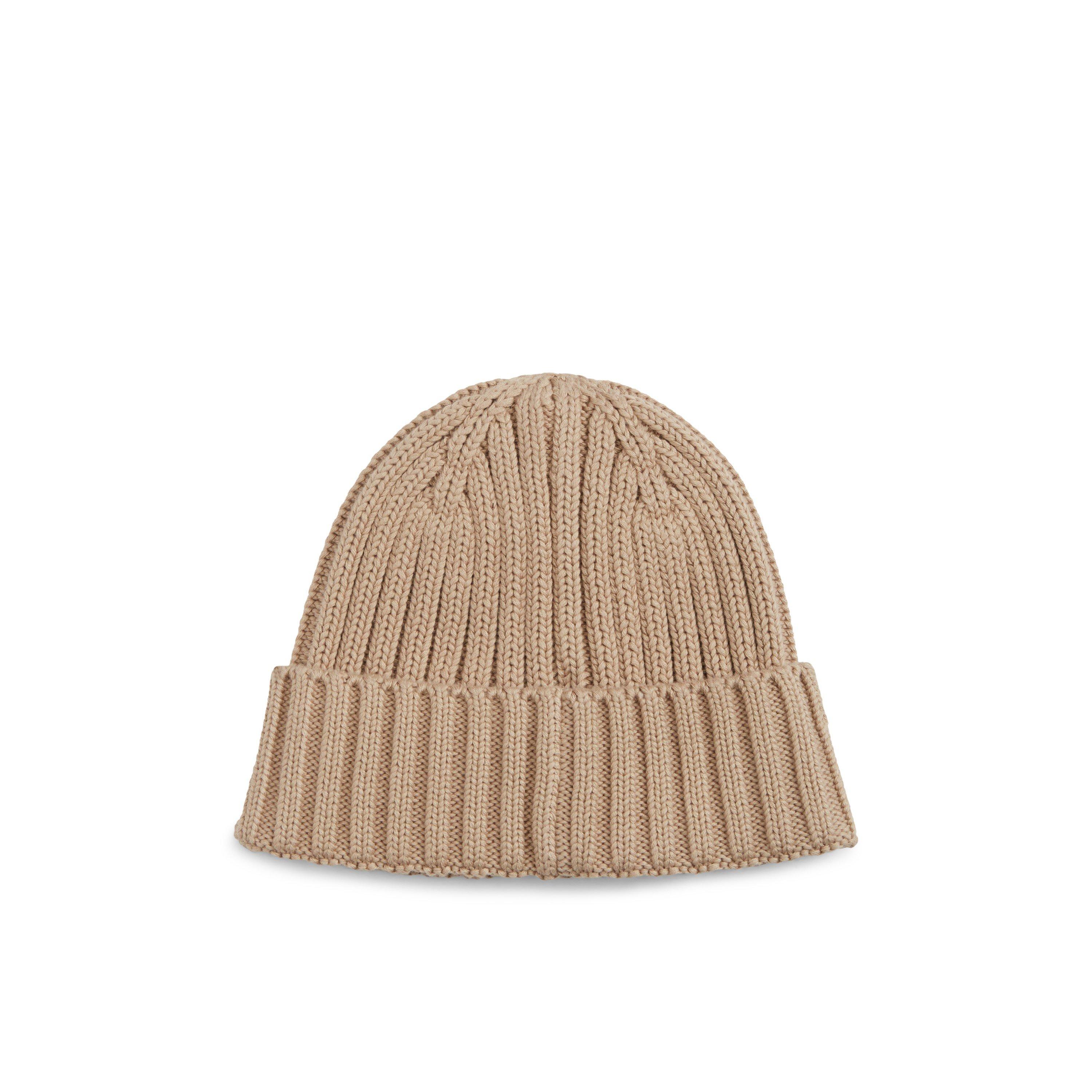 White Clay - Tommy Jeans - Women's Flag Ribbed Knit Beanie - 3