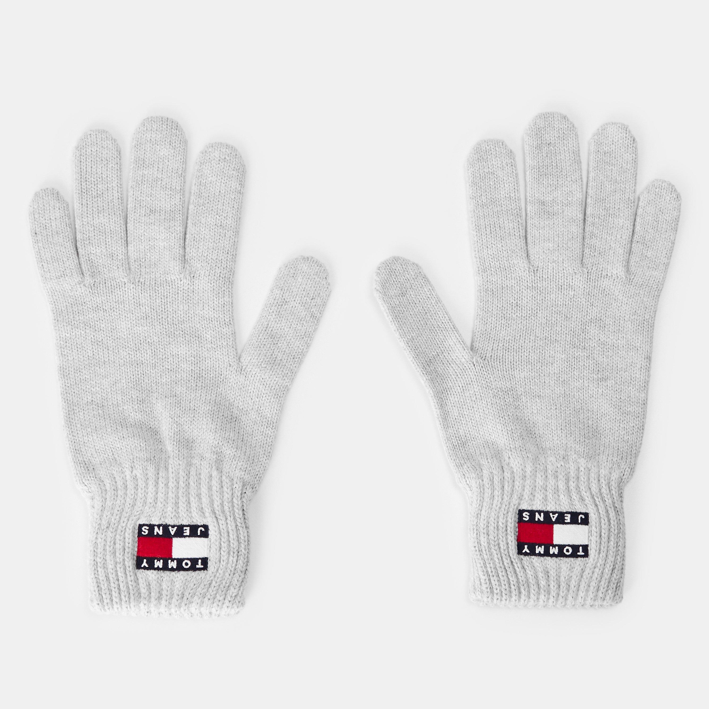 Tommy Jeans Women's Grey Flag Knitted Gloves, Sports Direct - Image 2